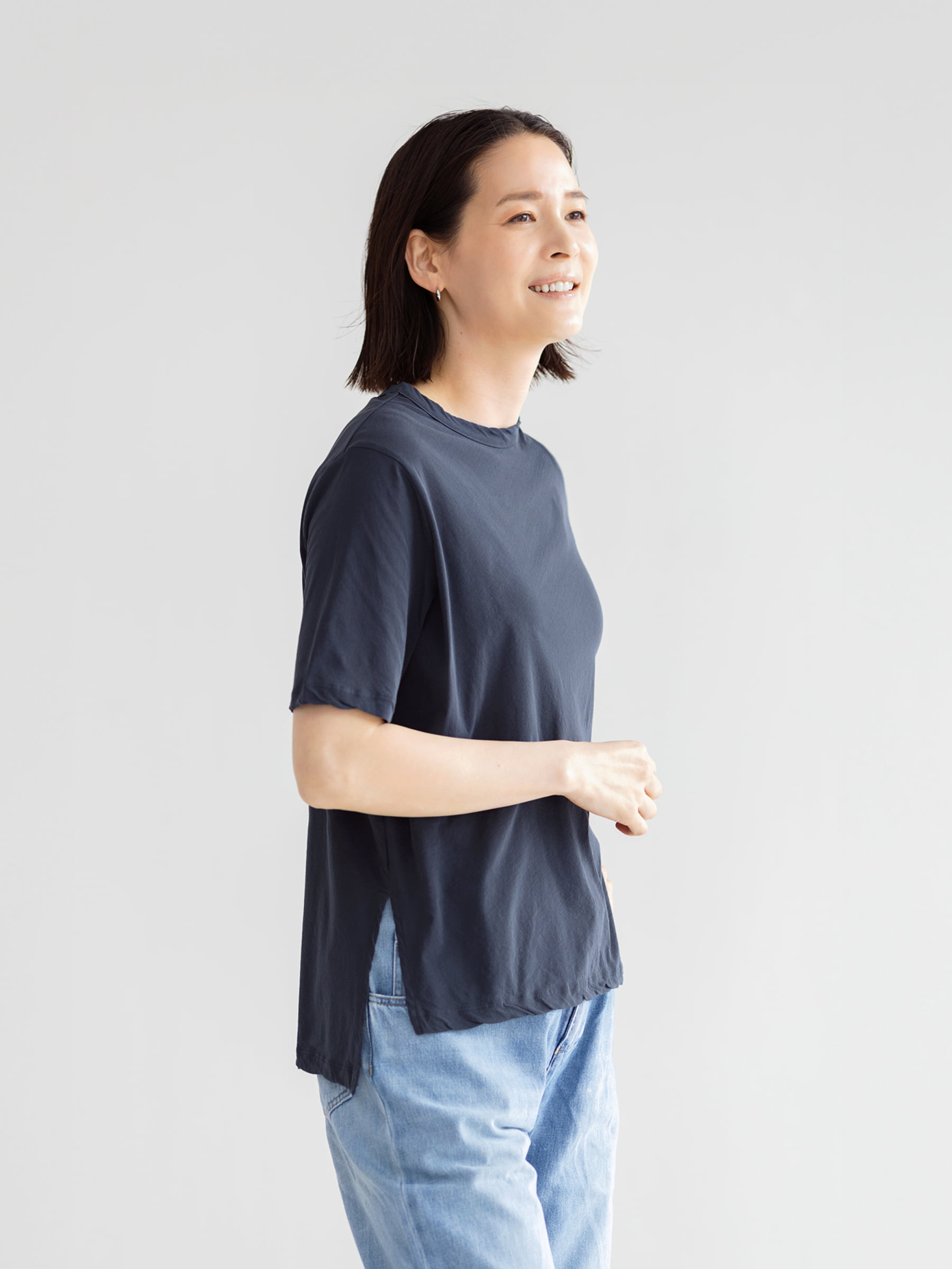 【新品未使用】OMMO ホワイト ショートスリーブ トップス ホワイト 【新品未使用】OMMO ショートスリーブ トップス