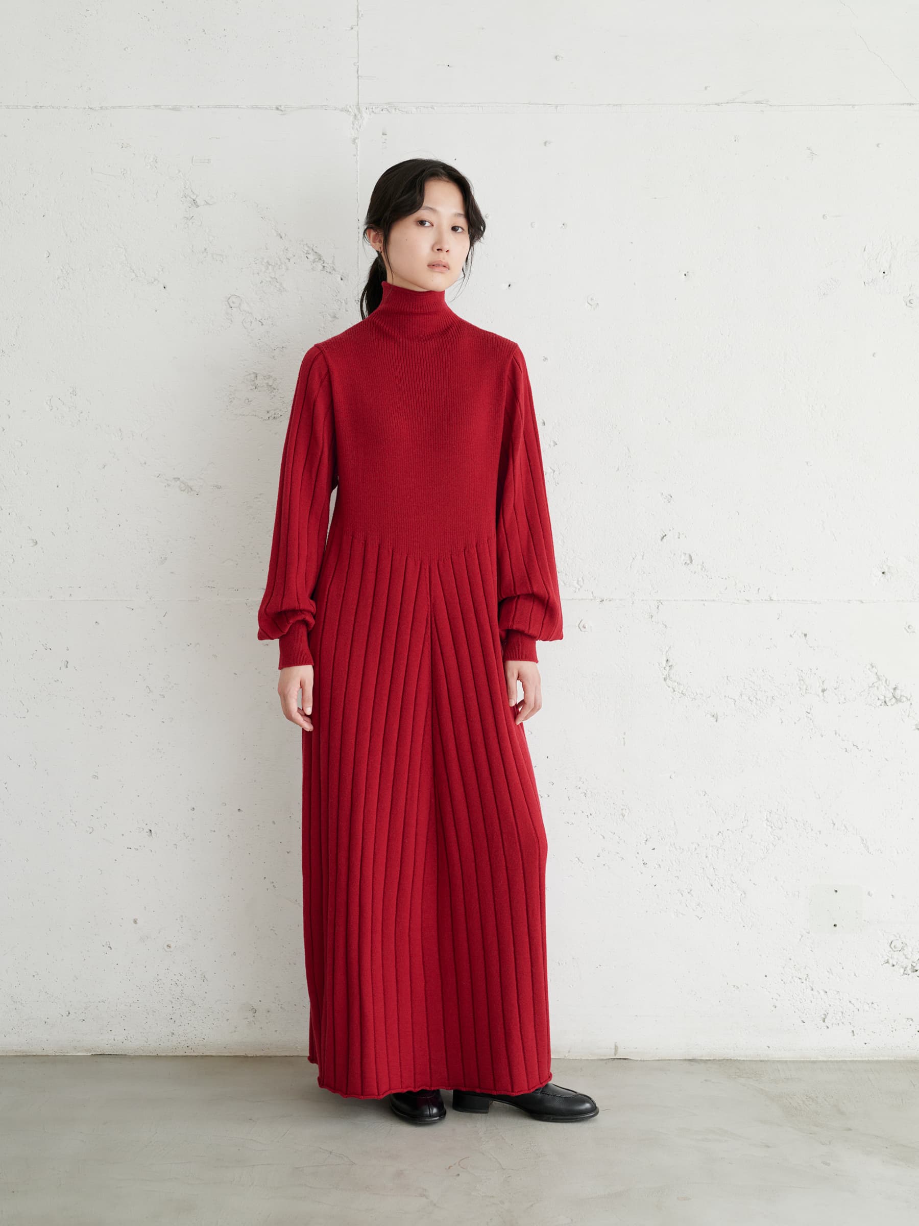Nikki ESSENTIAL PIECES WOOL RIB DAY DRESS - 〈O2〉BETTER THAN ONE