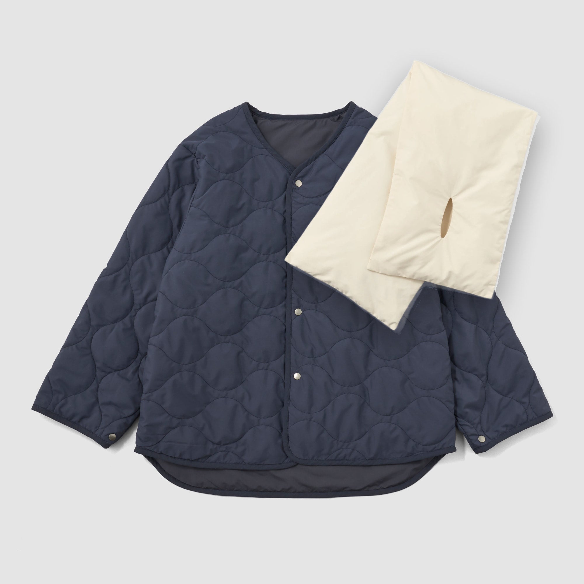 O2〉 リバーシブル オールインワンジャケット - 〈O2〉BETTER THAN ONE