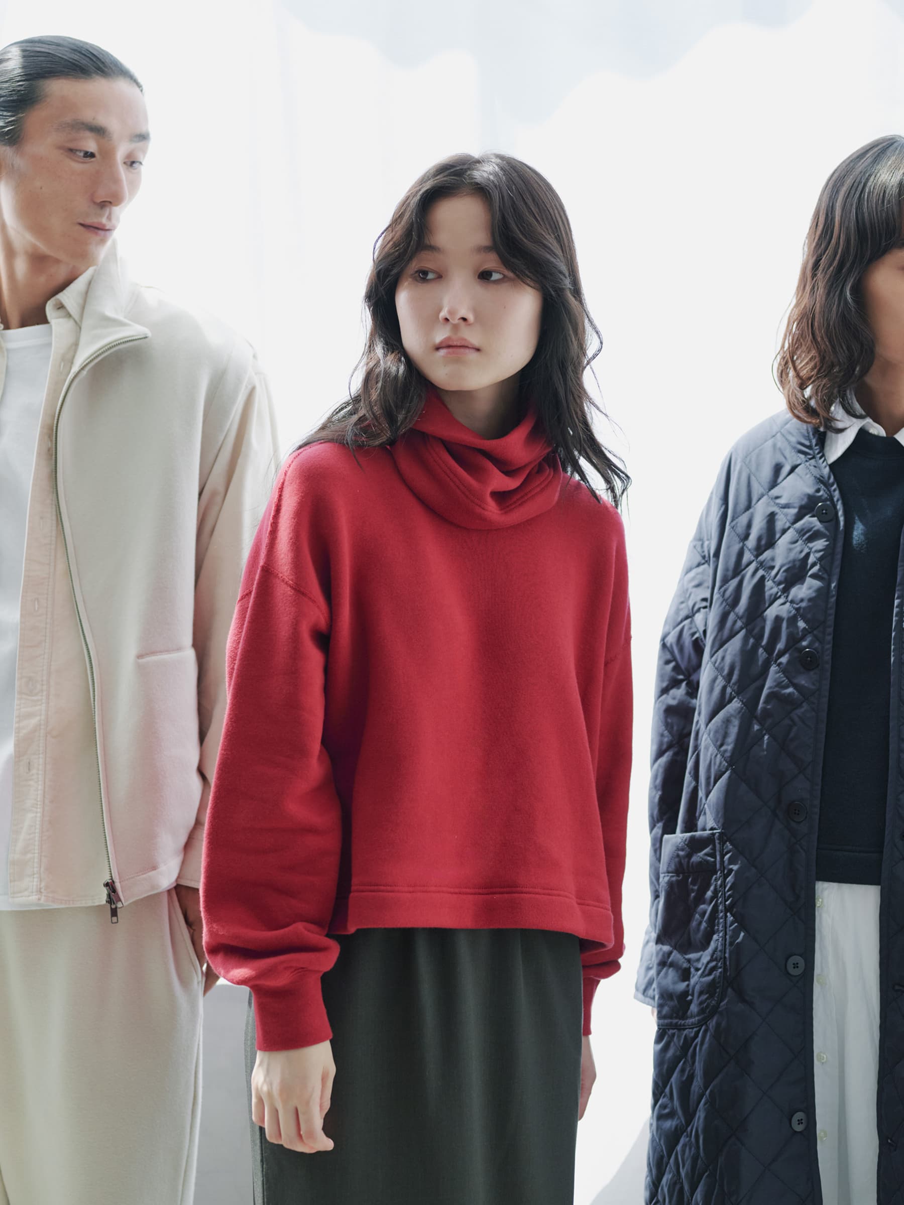 O2〉エア・スウェッツ レディス プルオーバー ネックウォーマー