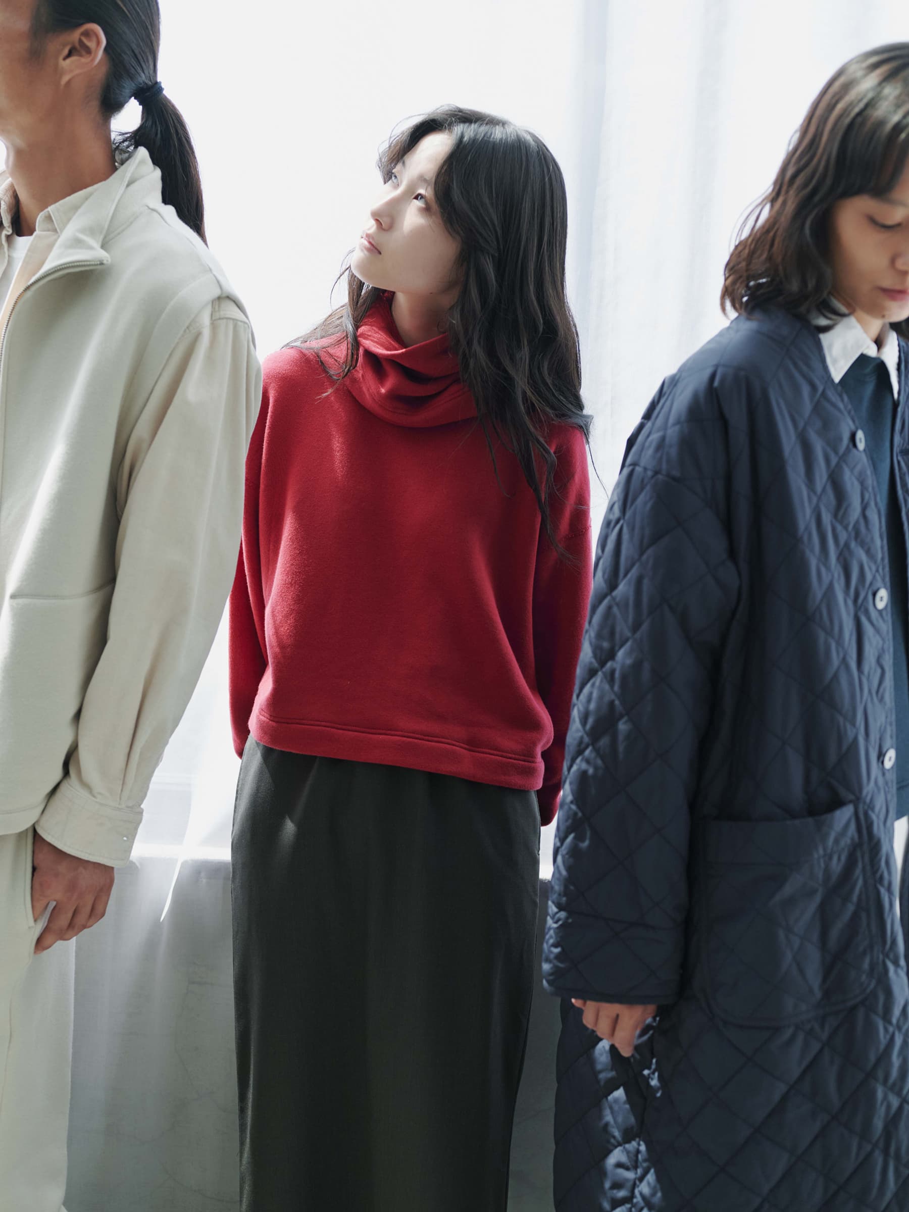 O2〉エア・スウェッツ レディス プルオーバー ネックウォーマー