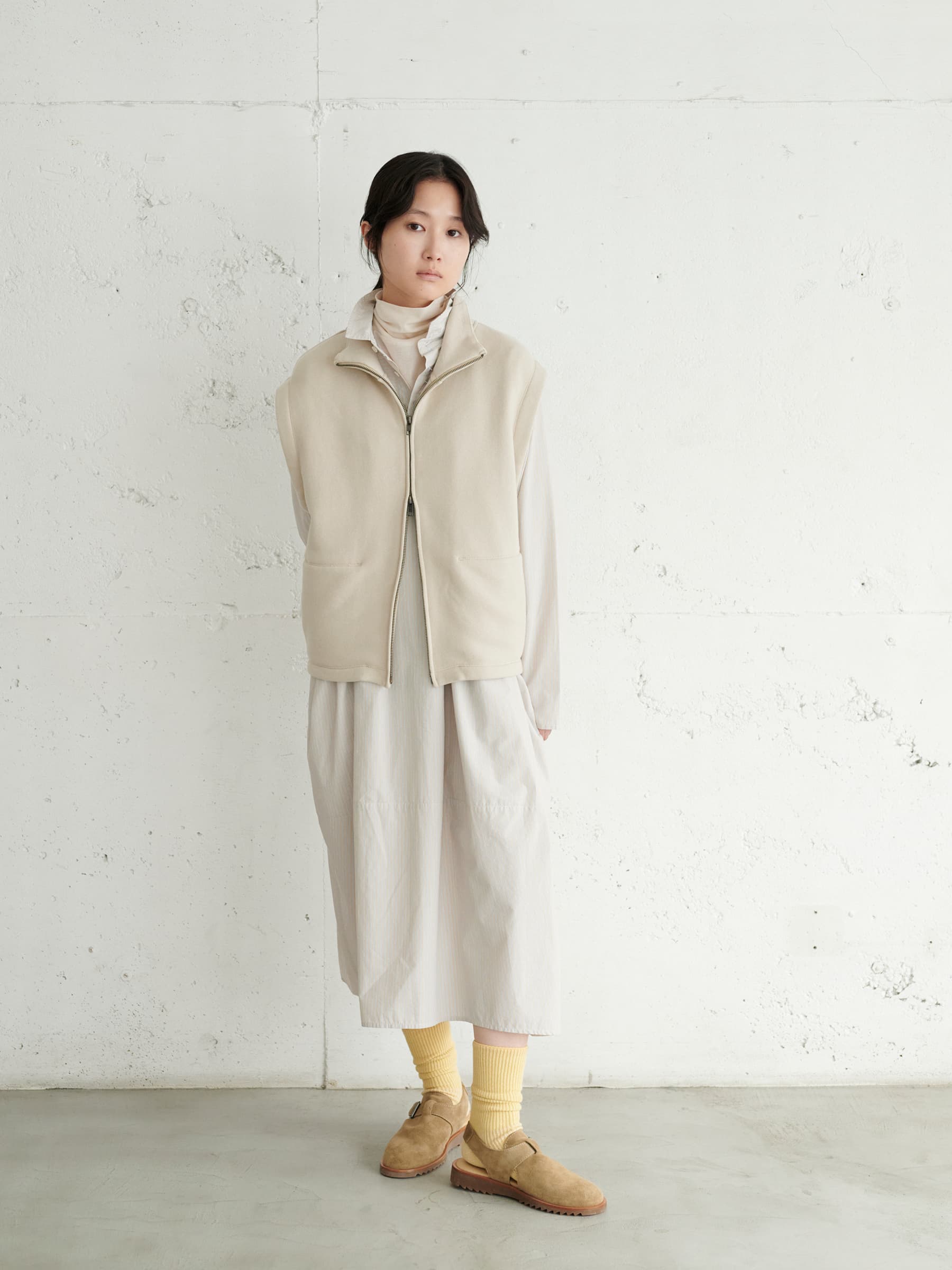 ライブベスト O2〉エア・スウェッツ ジェンダレス ジップベスト - 〈O2