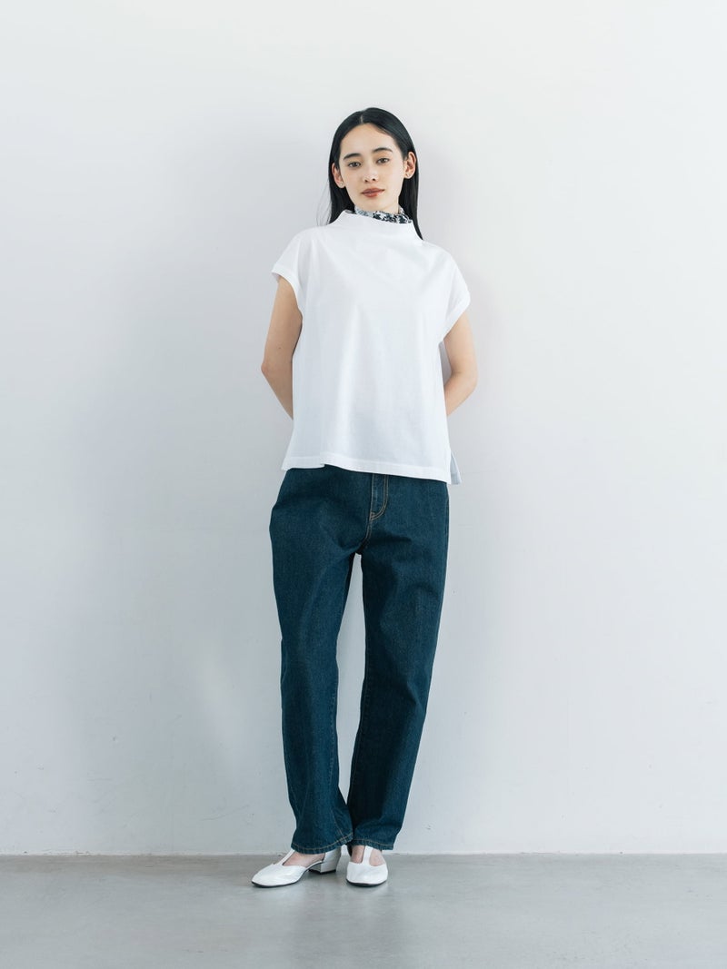 天竺生地 tsuki.s tシャツ TSUKI S FDCS1-3 度詰め天竺ハーフスリーブTシャツ 半袖 シャツ カットソー ブラウン レディース ツキドットエス 中古 4-0704S ブランド古着の専門店 ジージー