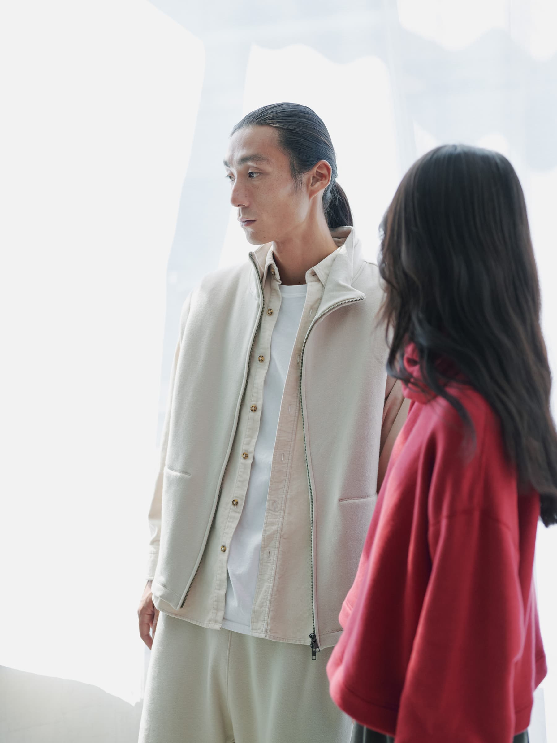 O2〉エア・スウェッツ ジェンダレス ジップベスト - 〈O2