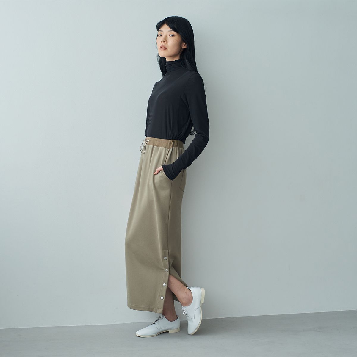 テカリスカート tsuki.s レディス コットンポンチスカート - 〈O2〉BETTER THAN ONE - ほぼ日刊イトイ新聞