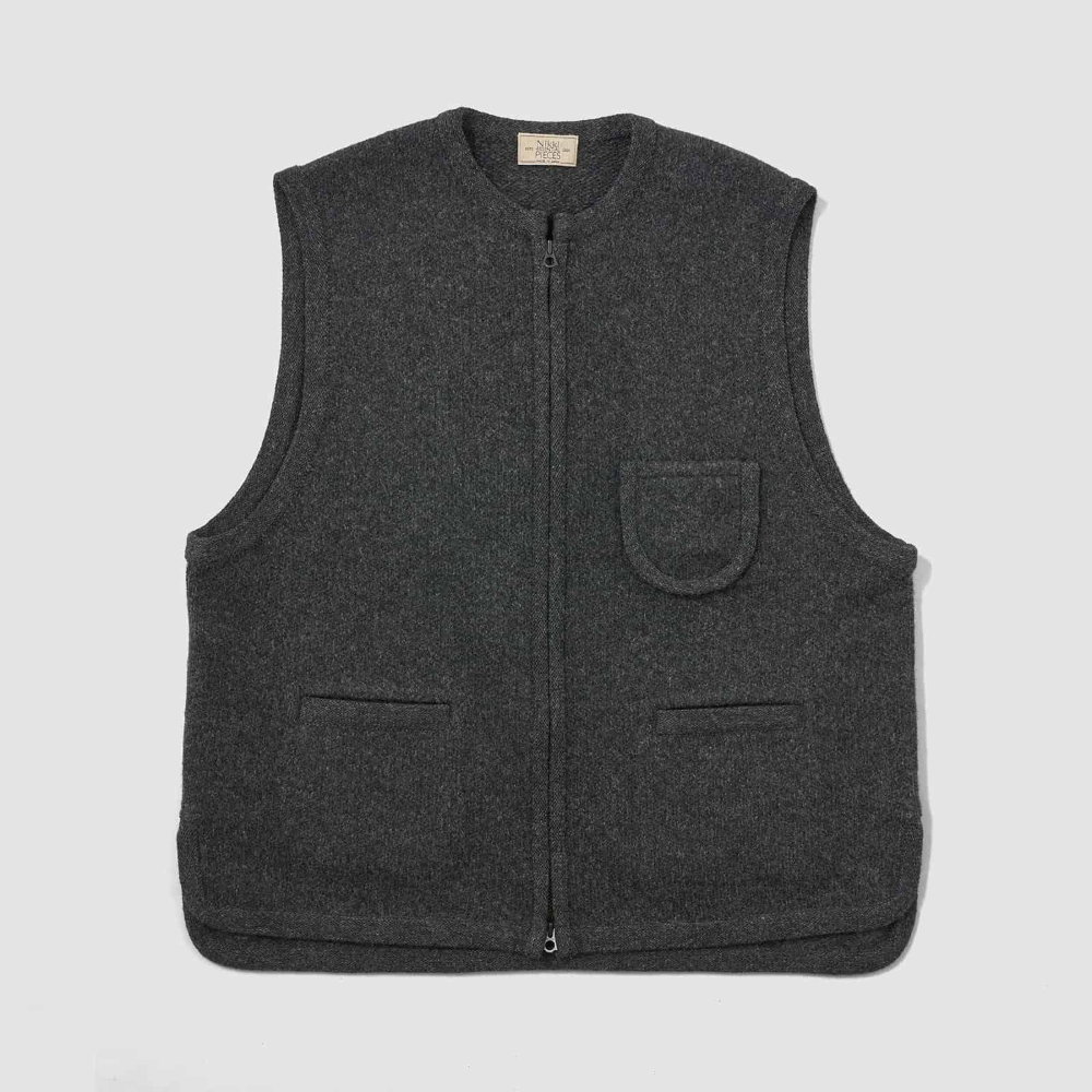 AURALEE - Nikki ESSENTIAL PIECES ベスト Nikki ESSENTIAL PIECES Felting Wool Knit Vest - 〈O2〉BETTER THAN