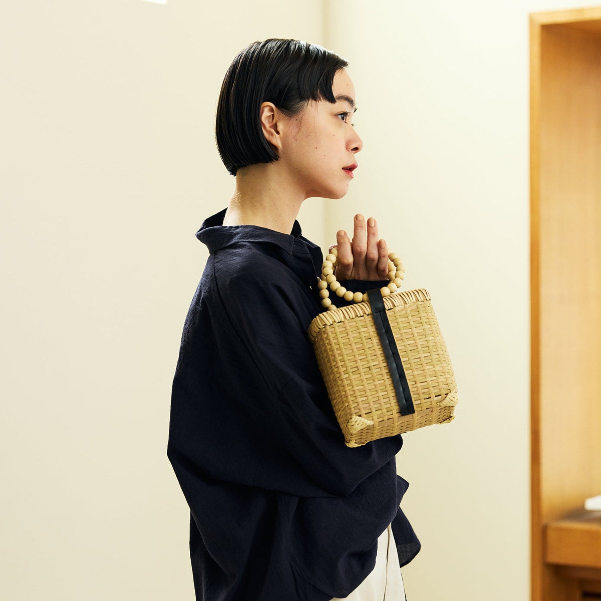 まるビーズバスケット（ミニ） - ［Cacco］Kanoco＋Hobonichi