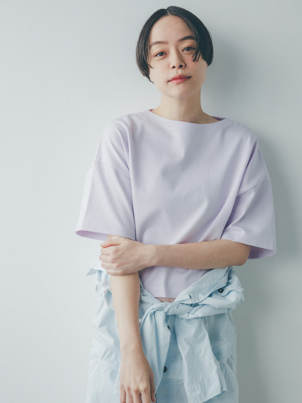 Cacco ショート丈ワイドTシャツ - ほぼ日刊イトイ新聞