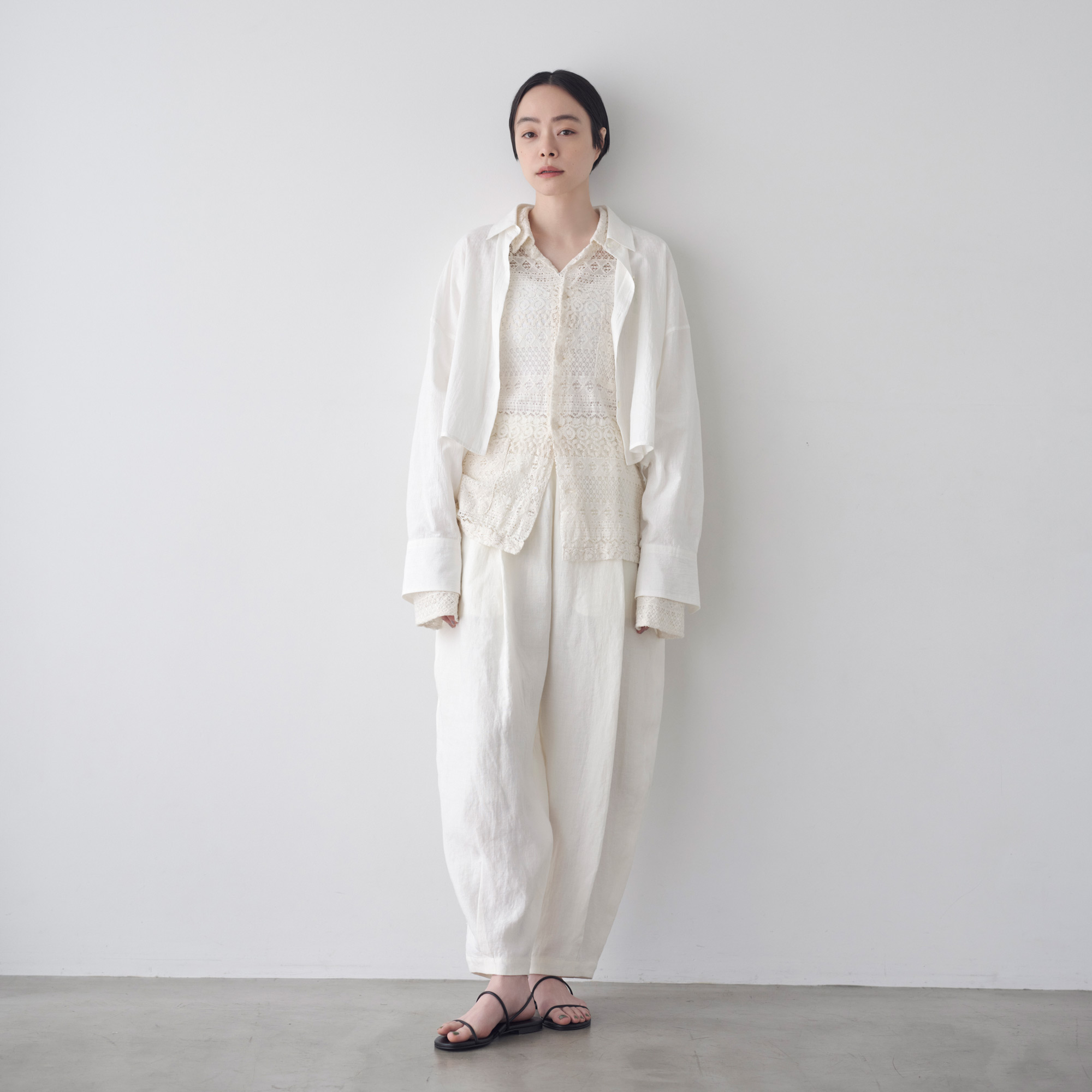 リネンコクーンパンツ - ［Cacco］Kanoco＋Hobonichi