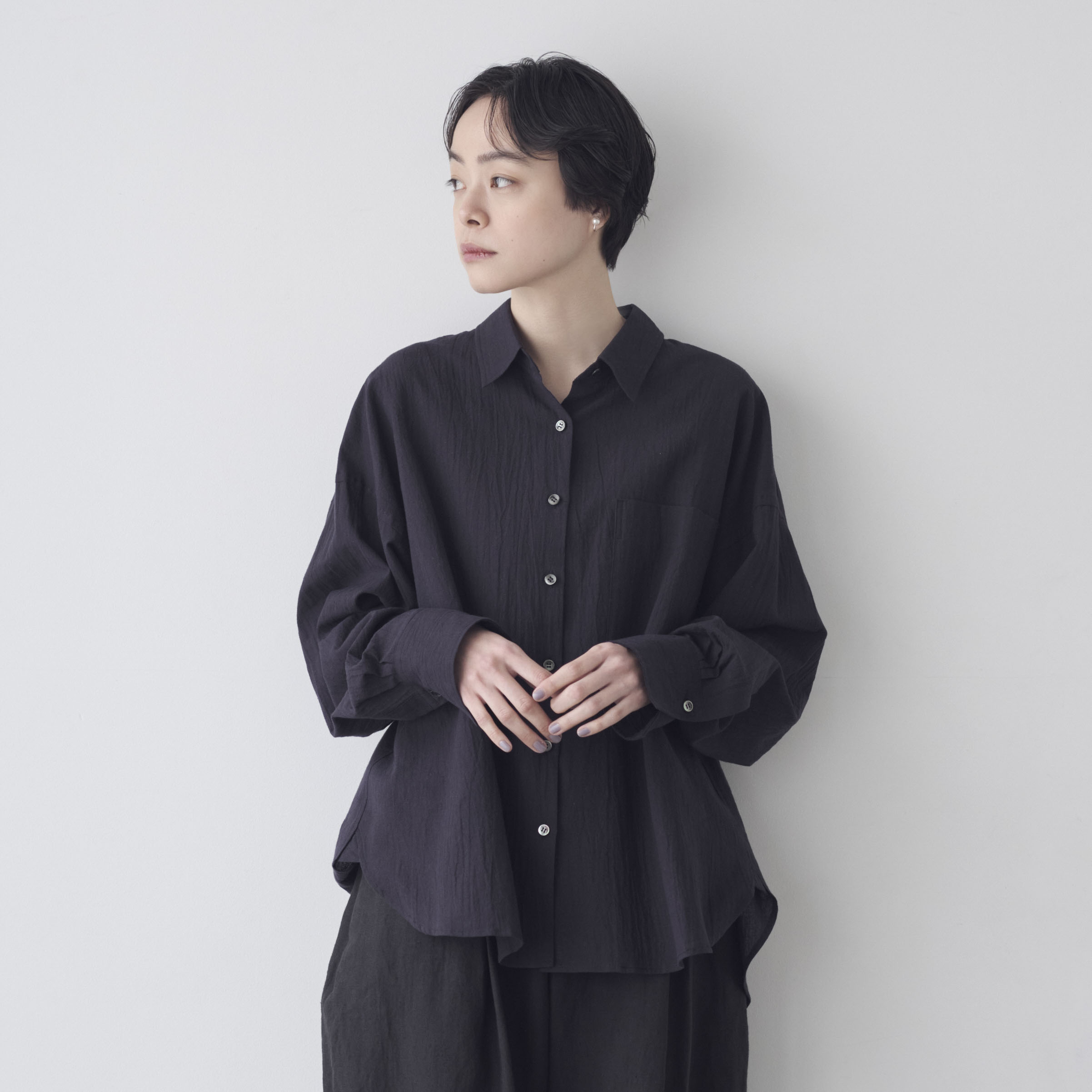 U*G様 Kaval 黒 リネン 長袖シャツ U*G様 Kaval 黒 リネン 長袖シャツ U*G様 Kaval 黒 リネン 長袖シャツ