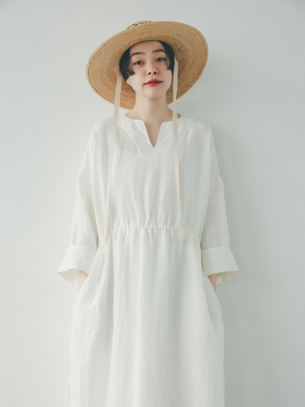 Cacco リネンドレス　Tサイズ Cacco リネンドレス - ほぼ日刊イトイ新聞