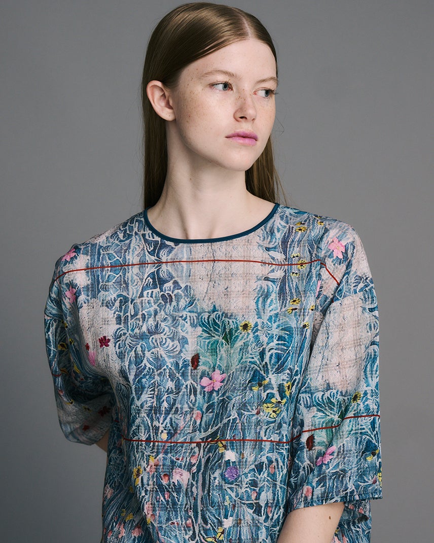 服/ファッション REDO 野花の群生のTブラウス - CACUMA 2025 渡邉良重さんの服