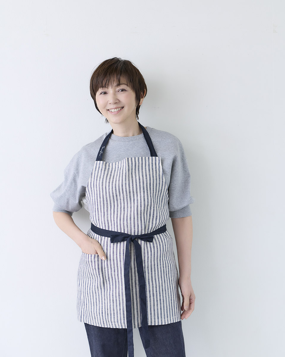 FOOD FOR THOUGHT［未使用］渡辺有子 リネン エプロン fog line works × 渡辺満里奈 コラボエプロン