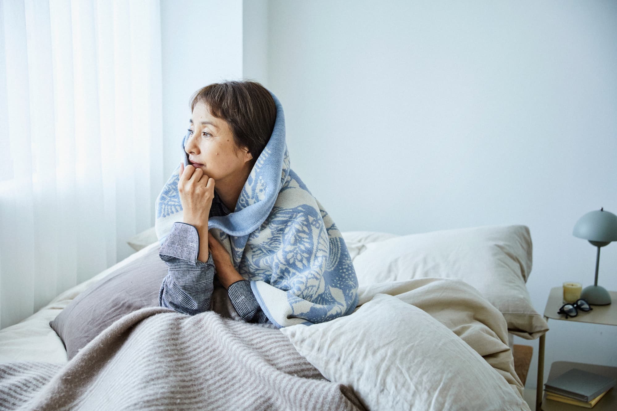 鳥・海・空・森（ブランケット・ブルー） - ほぼ日ハラマキ あたためる