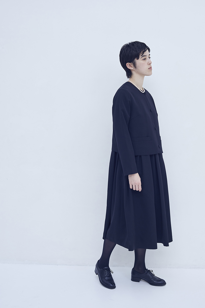 hobonichi＋a ボックスプリーツのワンピース archives「hobonichi + a.」2020-2022SS - ほぼ日刊イトイ新聞