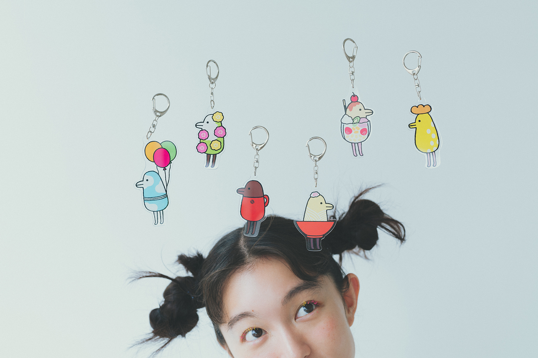 アクリルキーホルダー - ほぼトリドリバラエティストア - ほぼ日刊