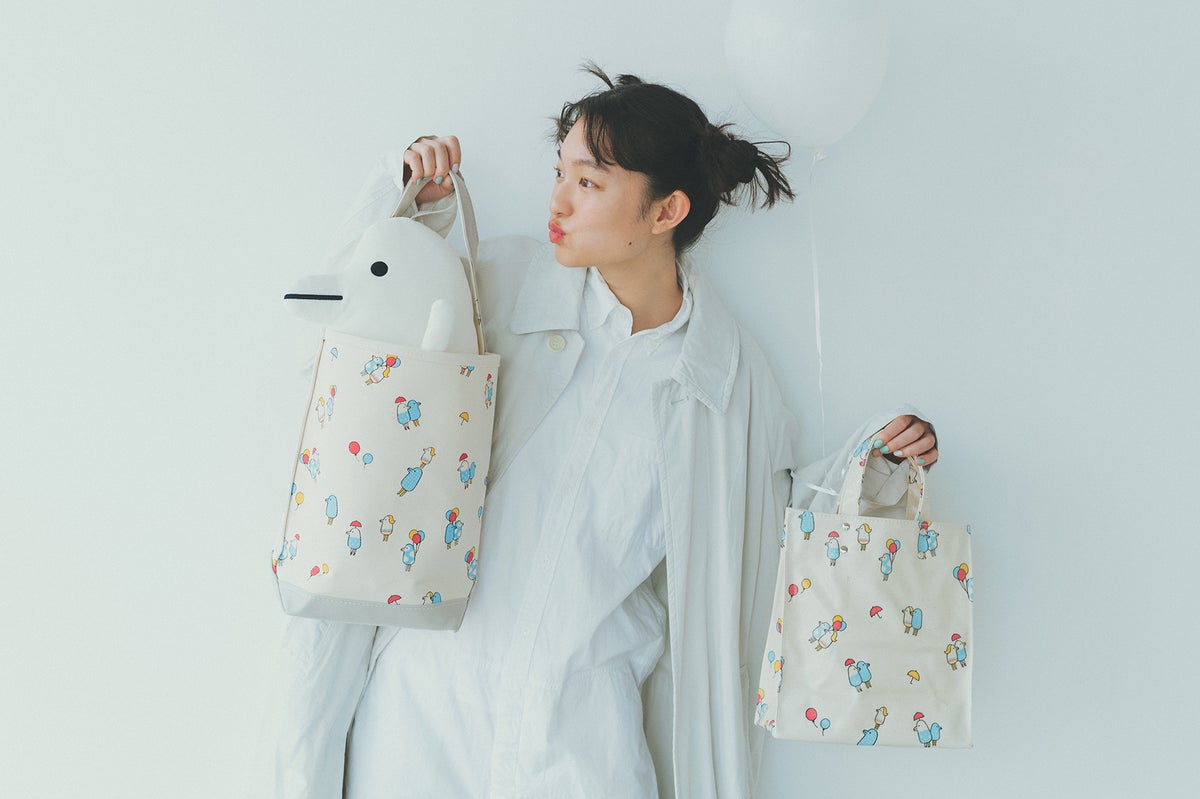 ほぼトリドリ✕TEMBEA トートバッグ - ほぼトリドリバラエティストア 