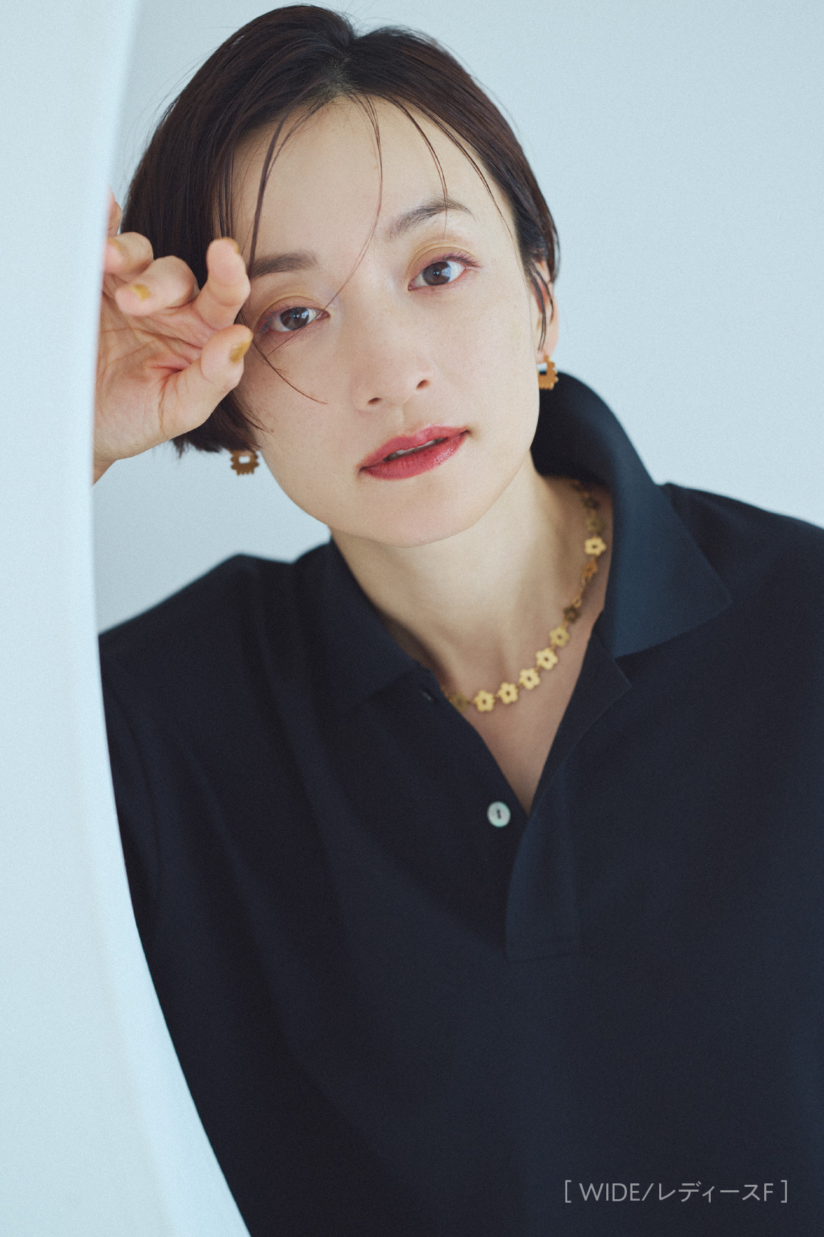 ほぼ日　ファーストポロ ネイビー 半袖 ファーストポロ | 直線と曲線 - ほぼ日