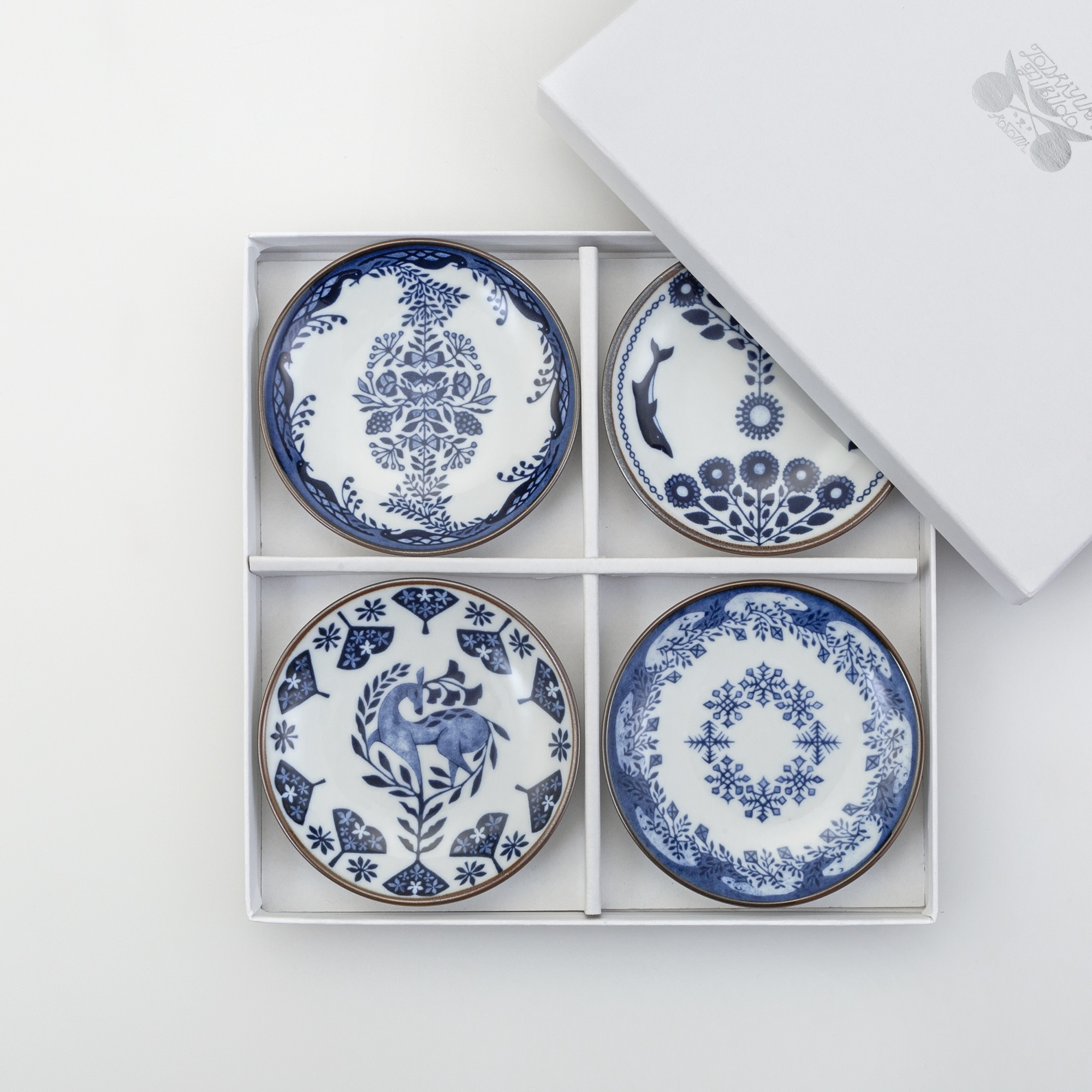 限定サイン入り】福田利之さんの豆皿 四季セット