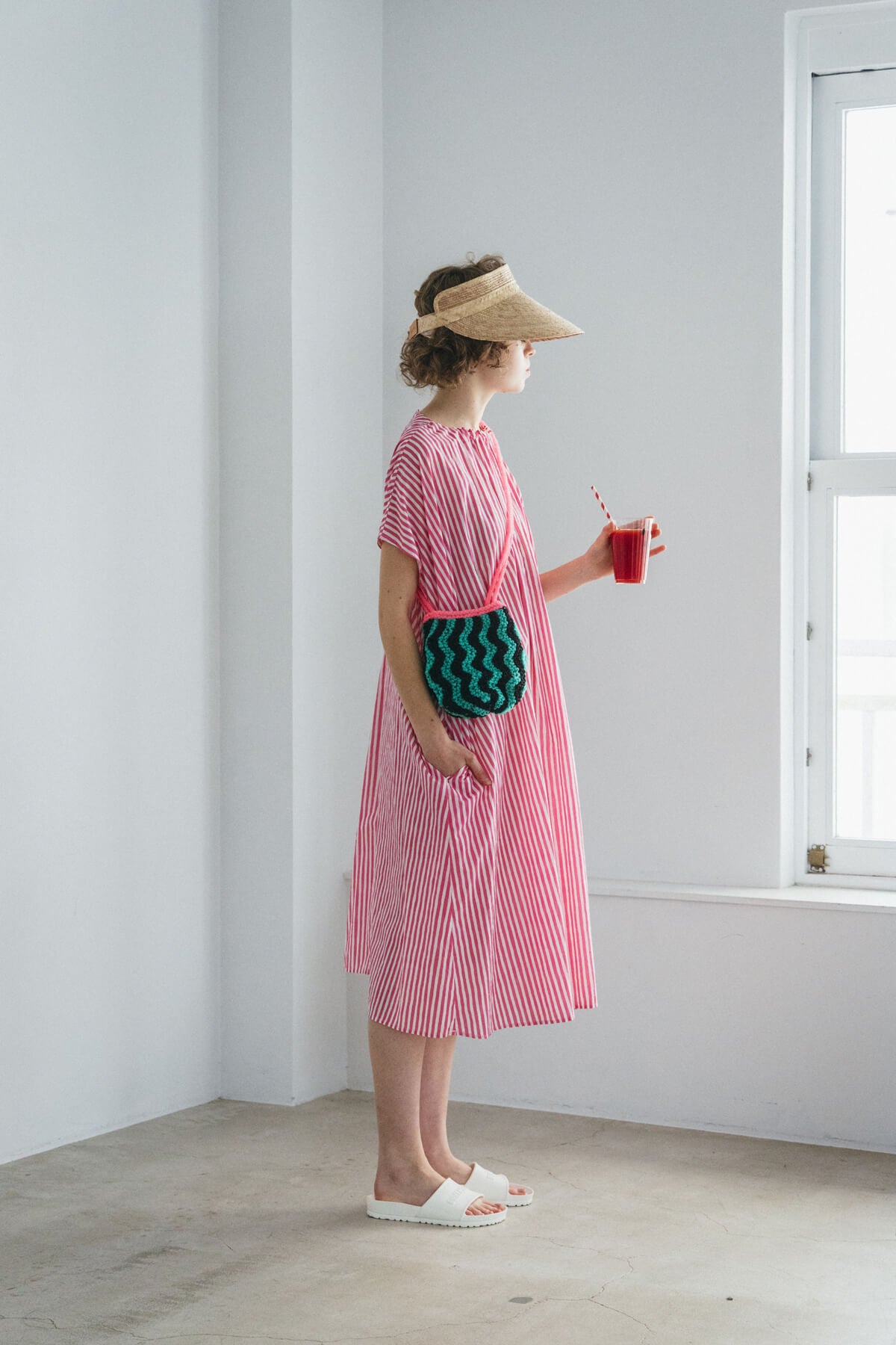 すいかとメロンのポシェット（キットとパターン） | Miknits 2026 - ほぼ日