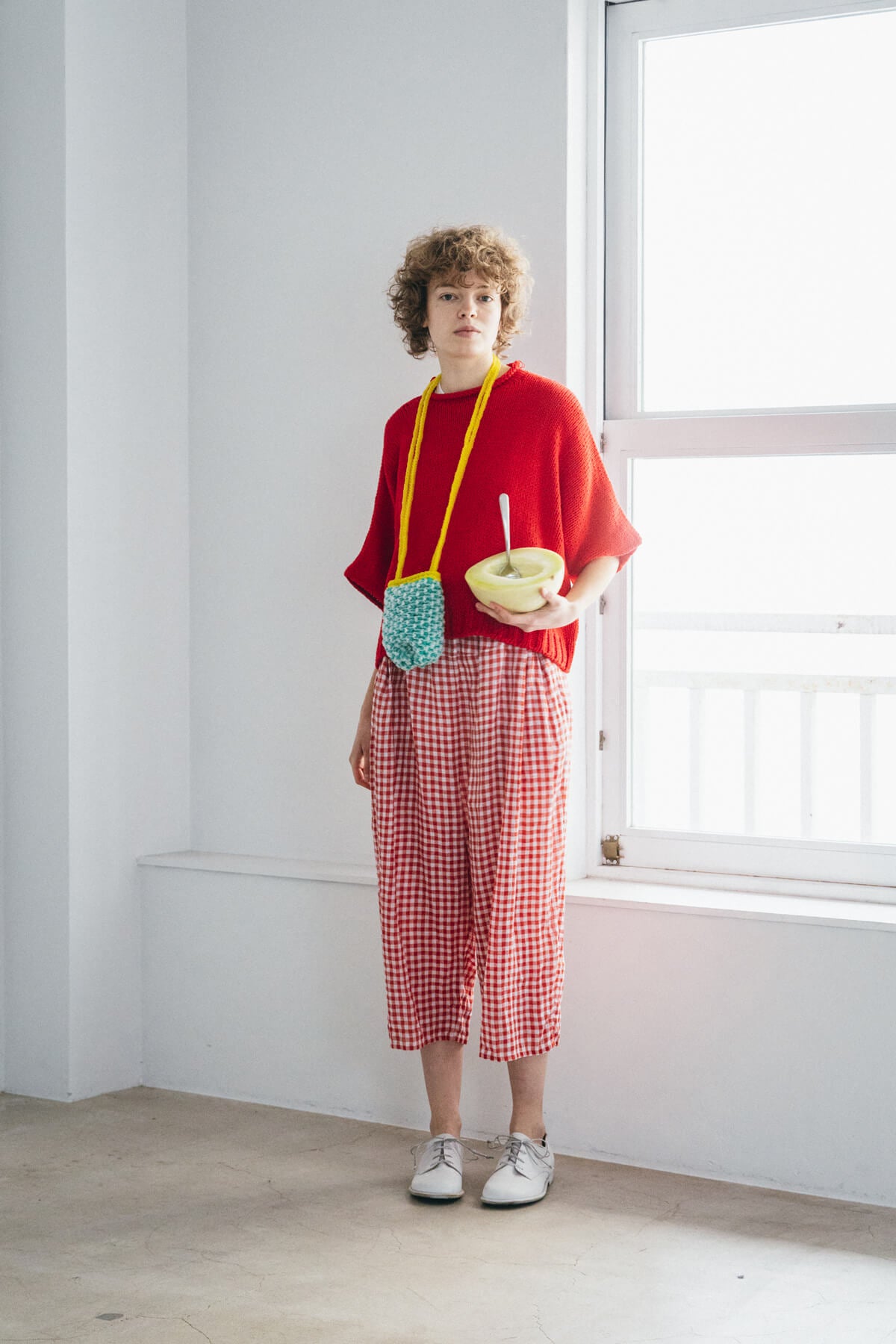 すいかとメロンのポシェット（キットとパターン） | Miknits 2026 - ほぼ日