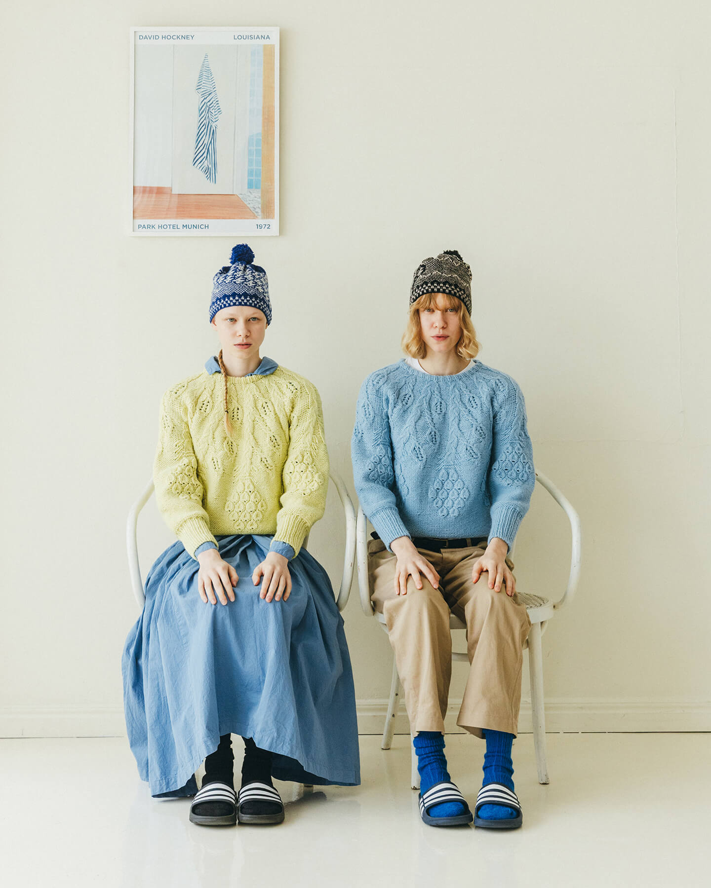 極美品✨MYLAN マイラン カシミヤ100% パフスリーブニット イエロー SALE】Cashmere Blend Merino Wool Pullover Knit Wear