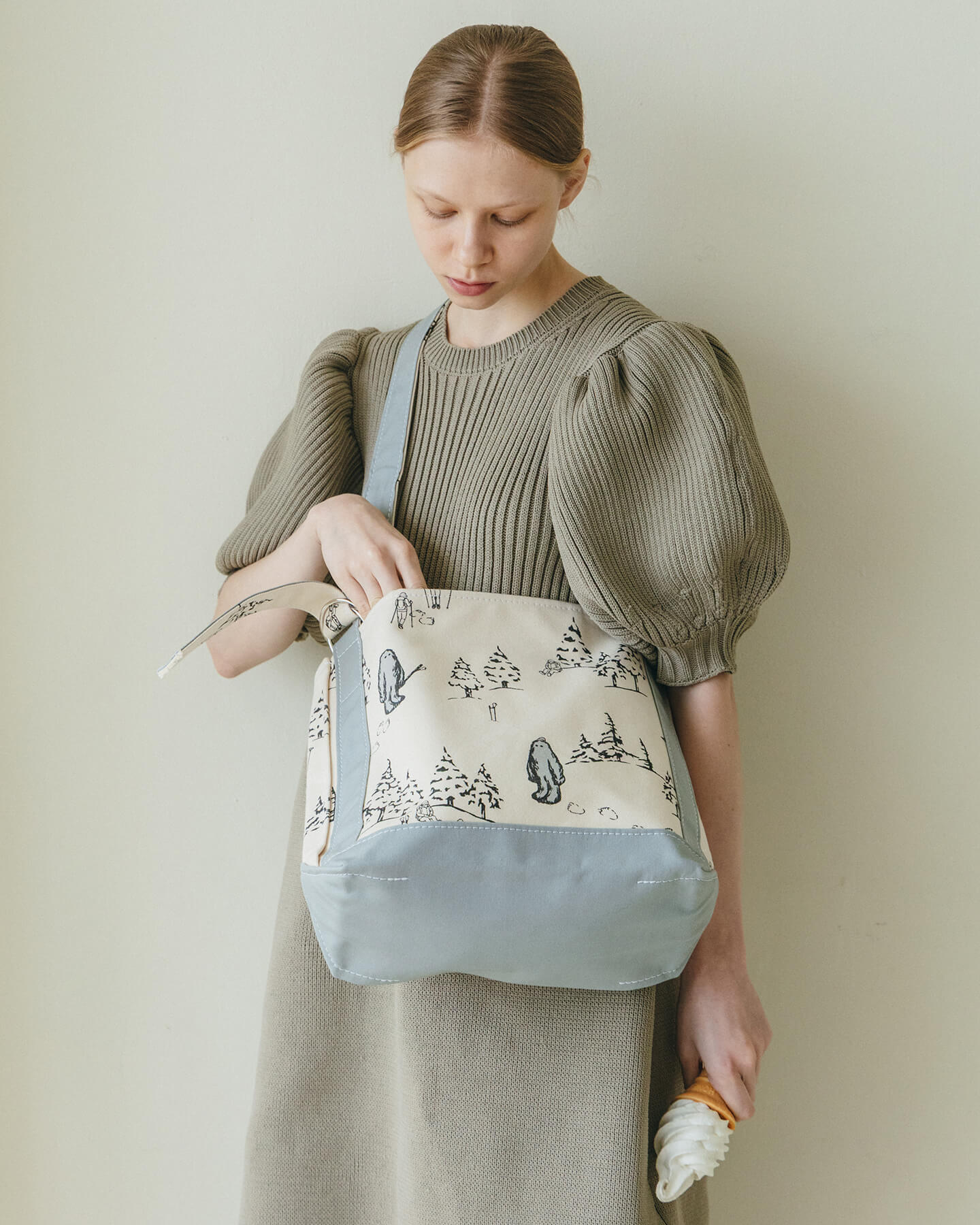 ★新品未使用★即完売★TEMBEA Miknits BAGUETTE TOTE BAGUETTE TOTE / BRANCH TOTE FOR KNITTERS | Miknits 2025 - ほぼ日