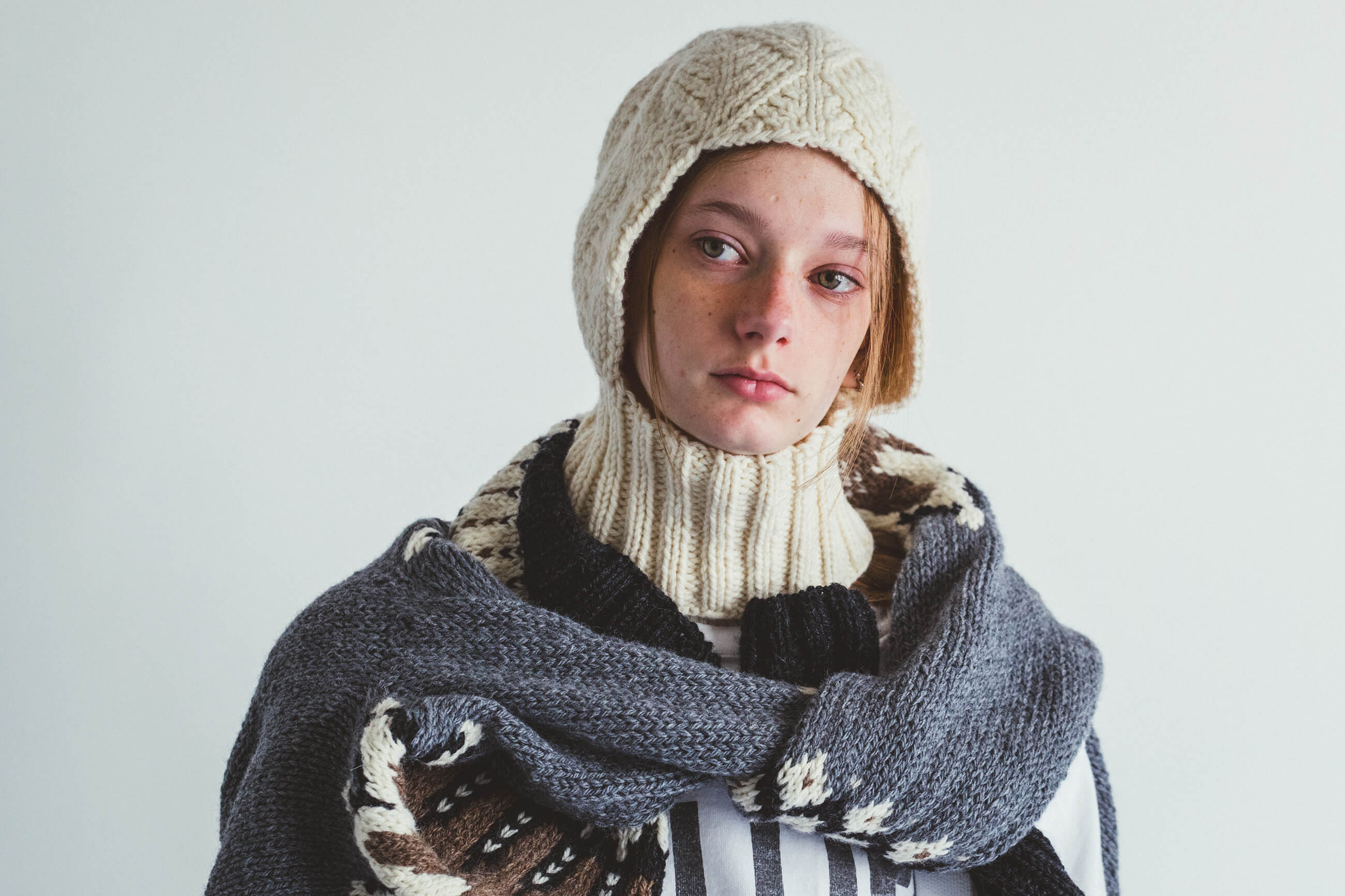 ほぼ日Miknits noëlキットOMMO VOLUME HEAD STRAP SABOT