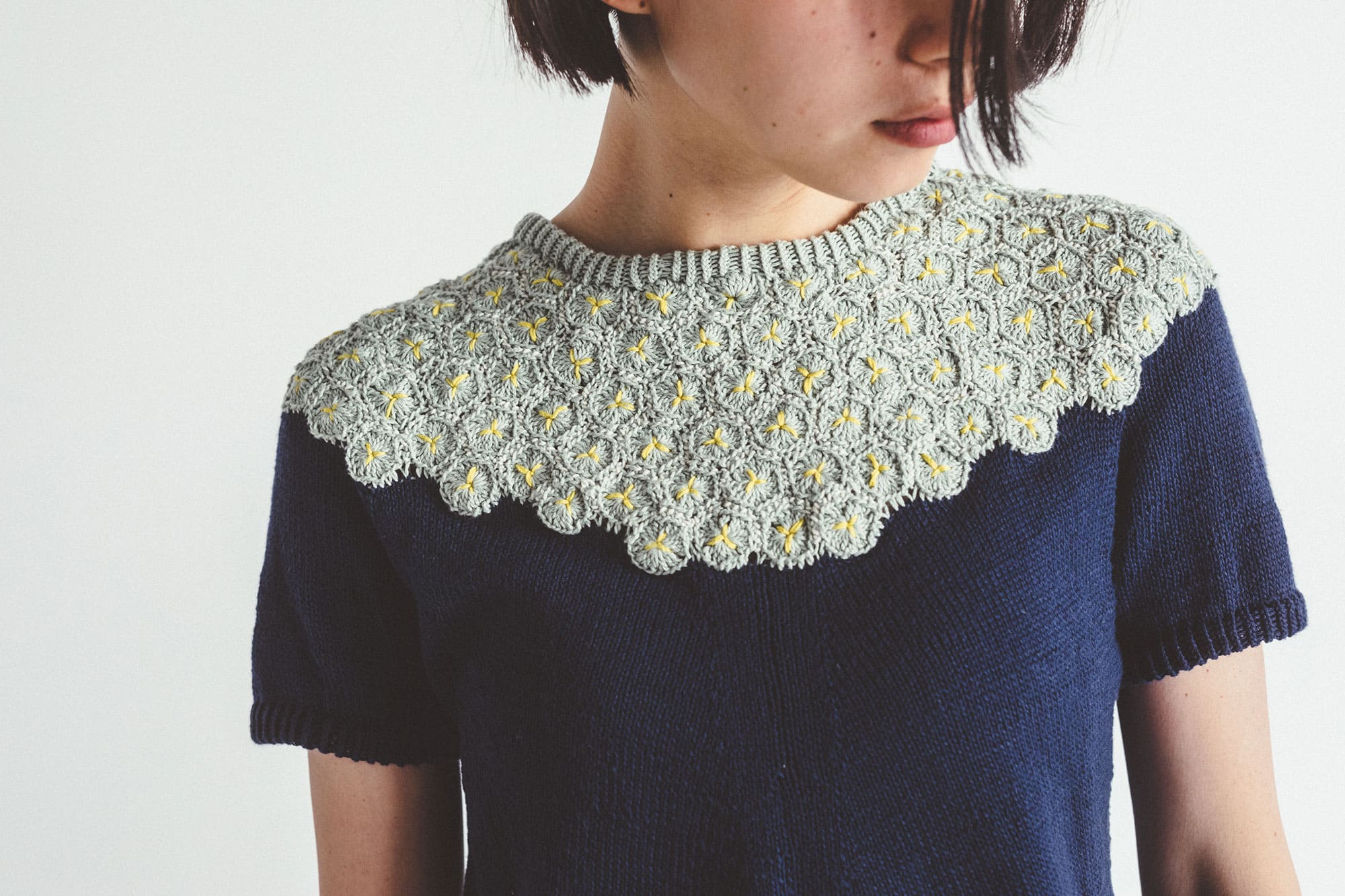 ☆ のんき※プロフィール必読※様　ハンドメイドニット ☆ サマーニットのパターン | Miknits 2025 - ほぼ日