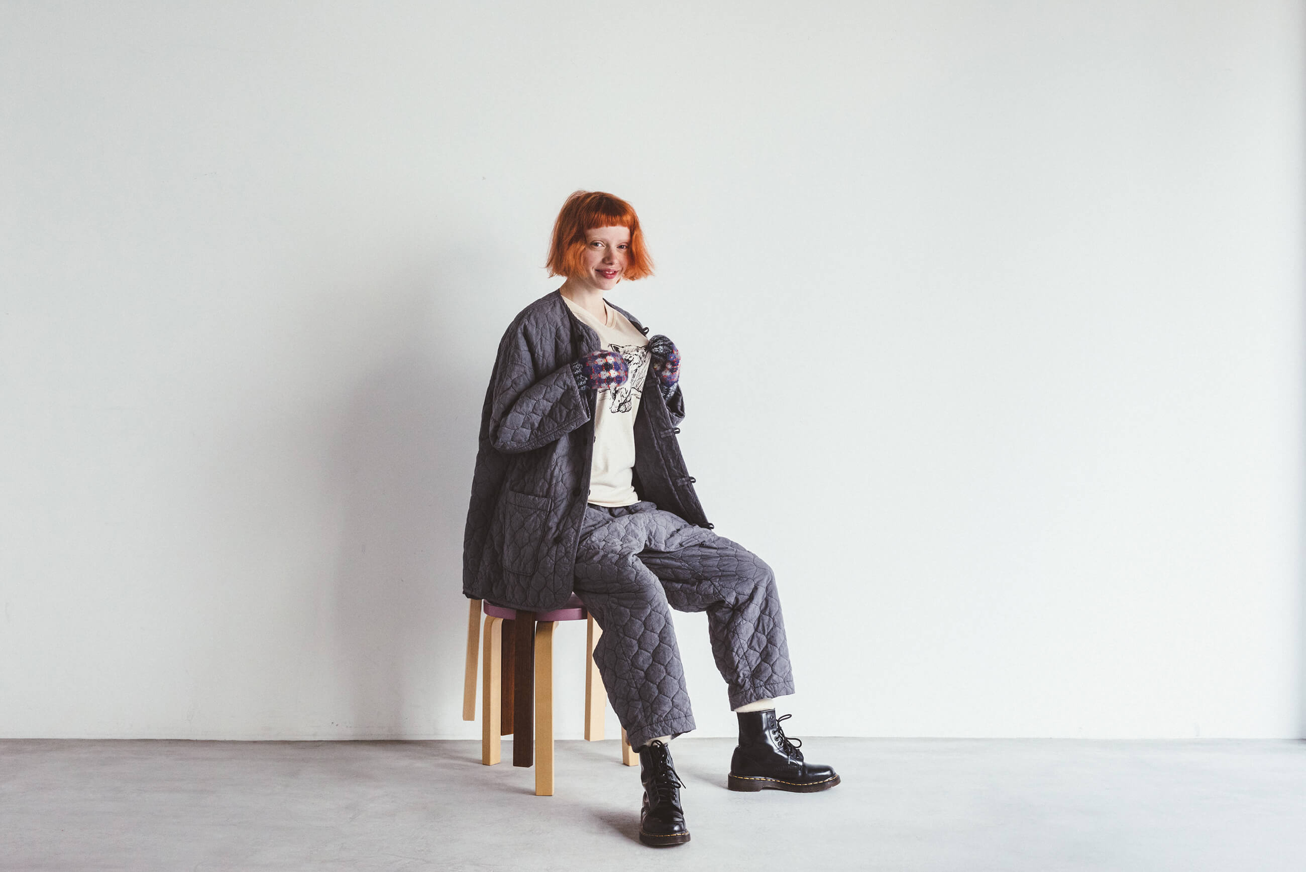 新品】is-370201-24/SAGA/ニッティングミンク 新品】is-370201-24/SAGA