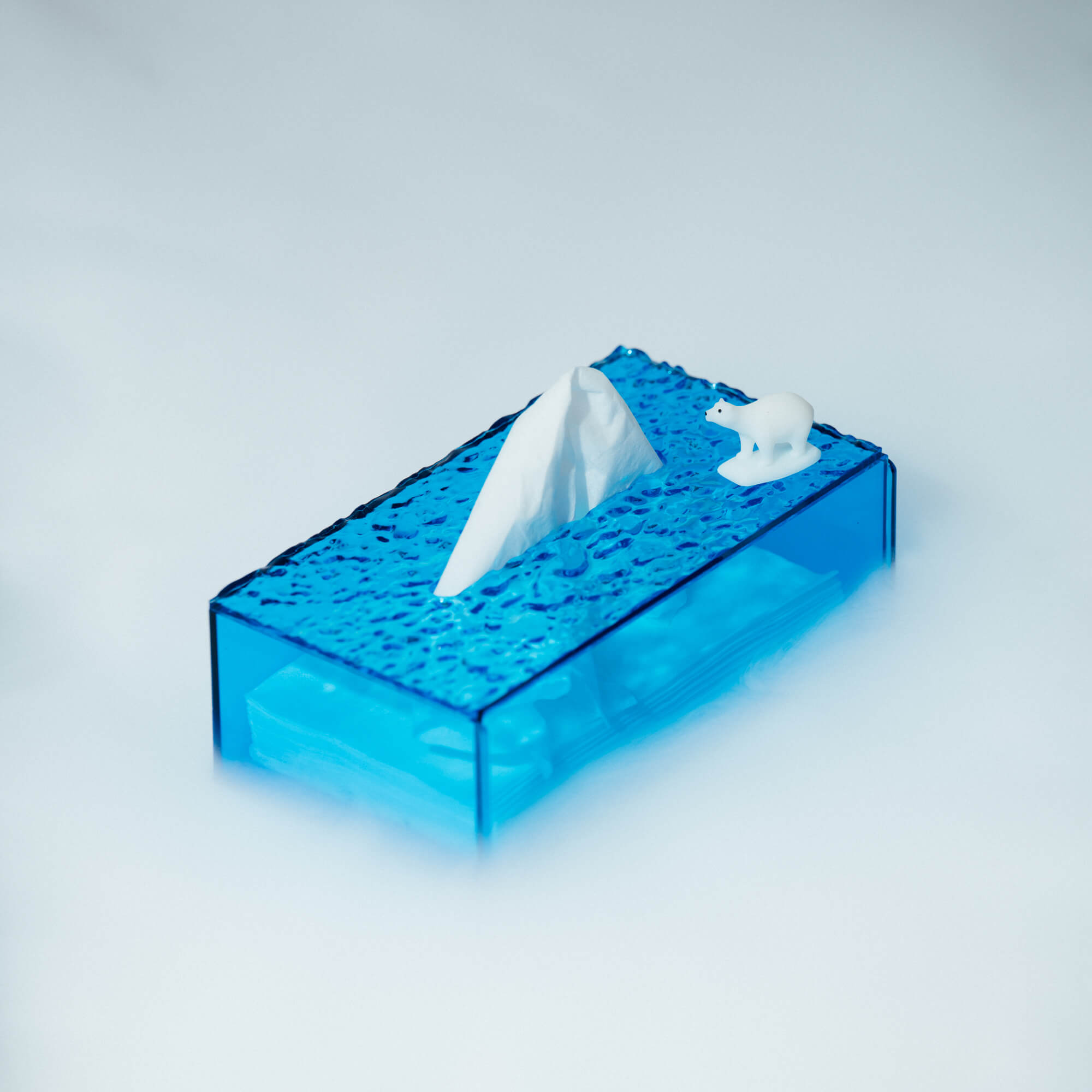 氷山になるティッシュケース | ミチル＆ほぼ日 架空が実在する