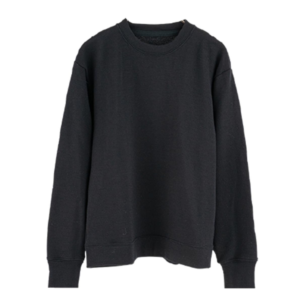 MITTAN スーパー120'sウール裏毛トレーナー(黒) スーパー120'sウール裏毛トレーナー | MITTAN - ほぼ日