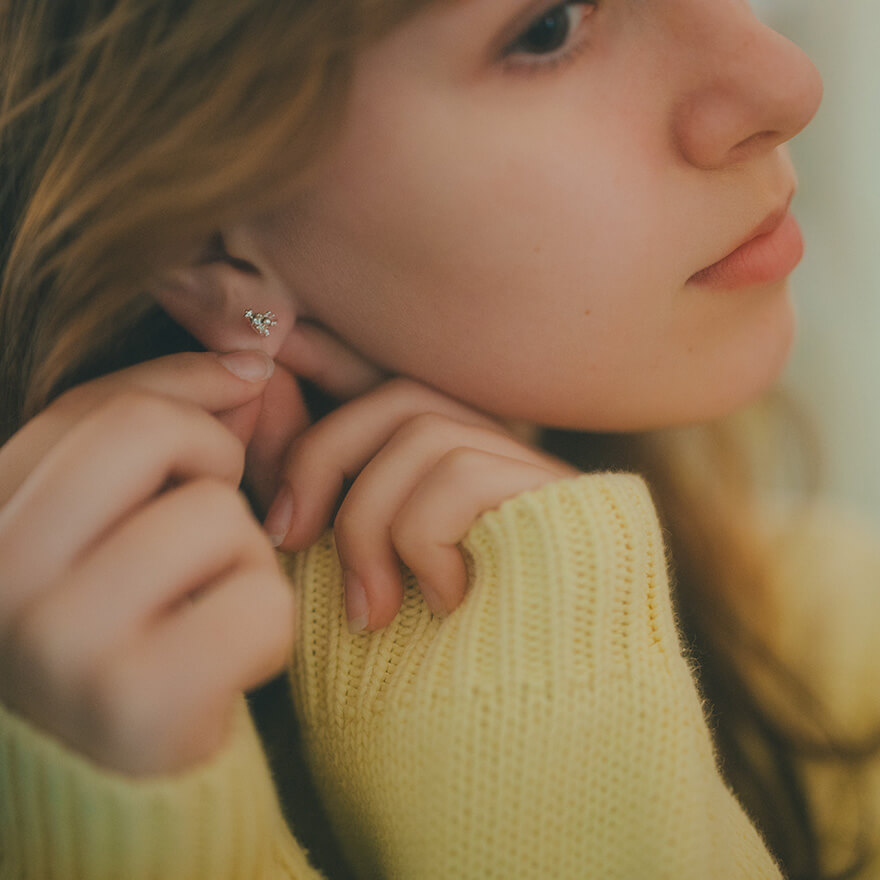 どせいさんのシルバーピアス - ほぼ日MOTHERプロジェクト - ほぼ日