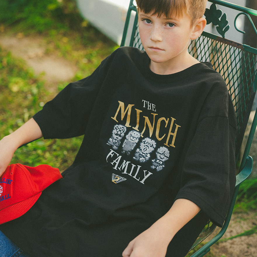 mother2 ポーキー ミンチファミリー Tシャツ Lサイズ ミンチファミリーTシャツ - ほぼ日MOTHERプロジェクト - ほぼ日