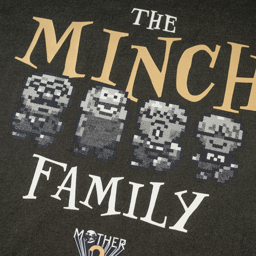 mother2 ポーキー ミンチファミリー Tシャツ Lサイズ ミンチファミリーTシャツ - ほぼ日MOTHERプロジェクト - ほぼ日