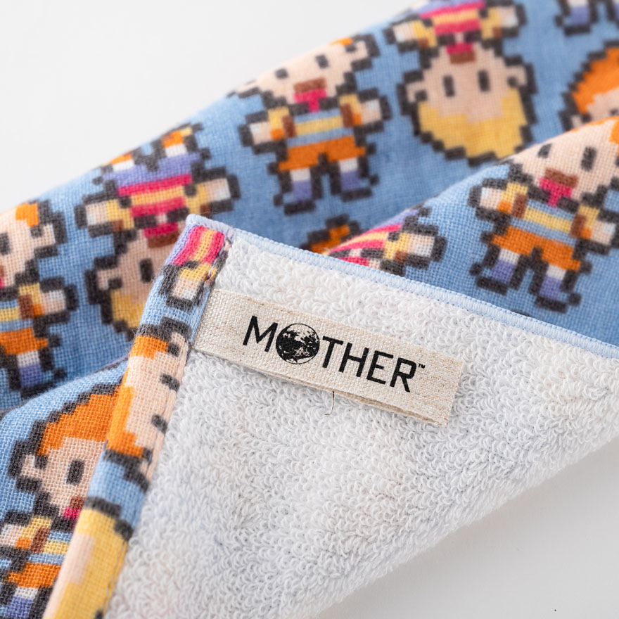 HOBONICHI　やさしいタオル(MOTHER2　30th/シャワー)　ほぼ日 やさしいタオル（MOTHER2 30th） - ほぼ日MOTHERプロジェクト