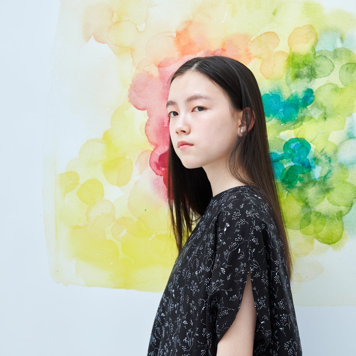 Bear fruits（ブラウス） - 水彩画を着る。伊藤尚美さんのお店 2023