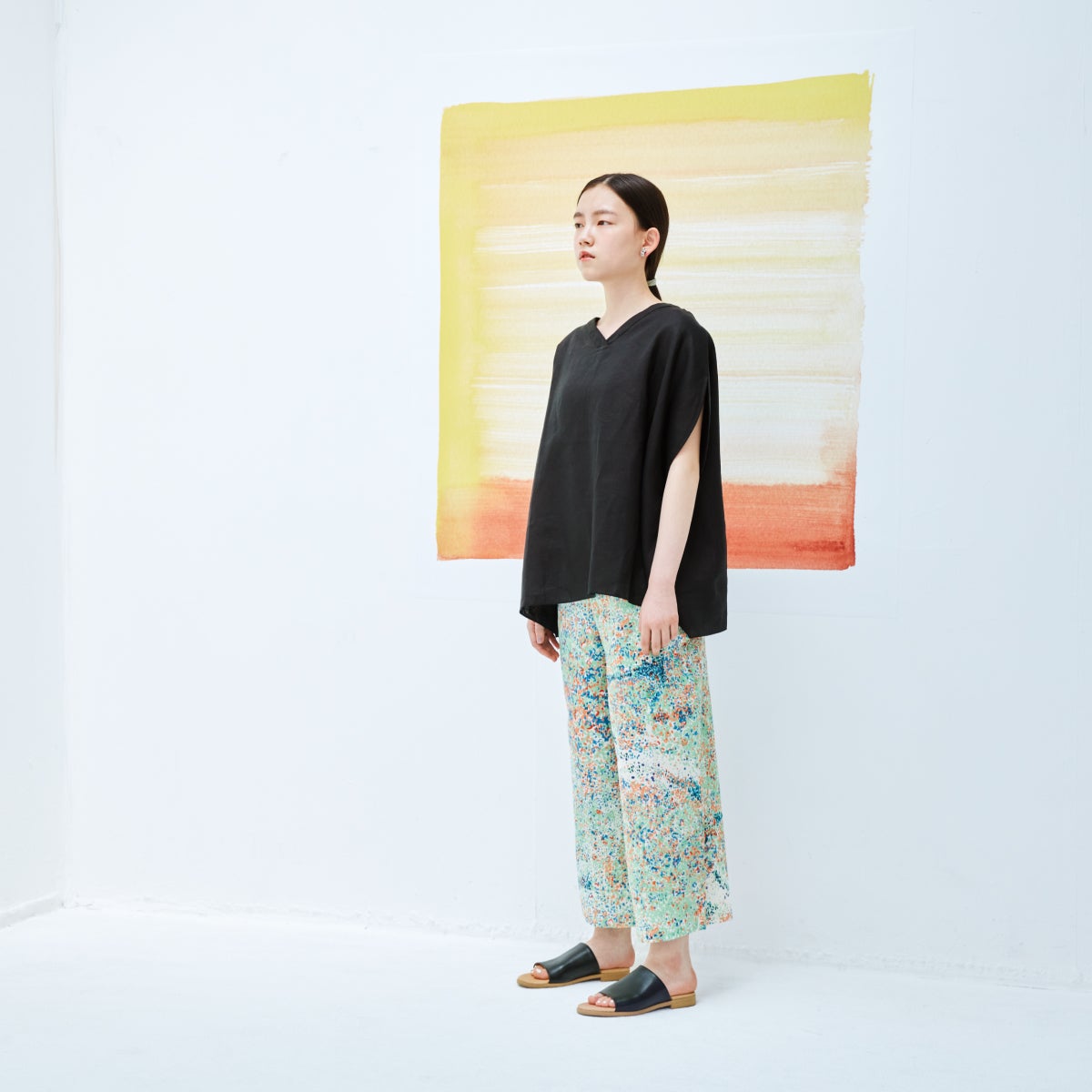 Naomi Ito Linen colors（ブラウス） - 水彩画を着る。伊藤尚美さんの 