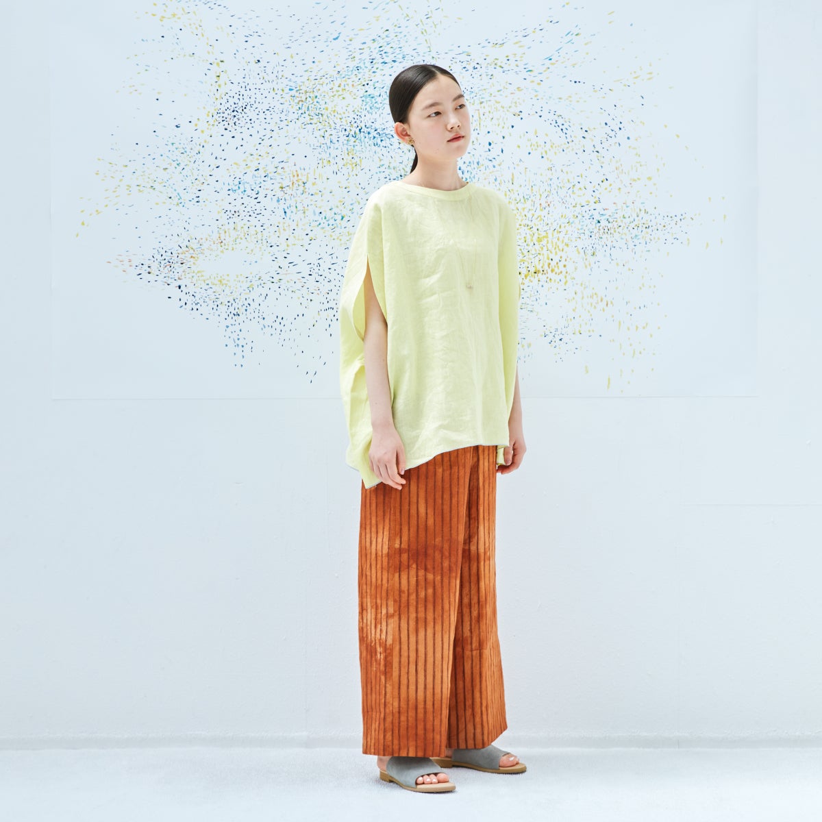 Naomi Ito Linen colors（ブラウス） - 水彩画を着る。伊藤尚美さんの 