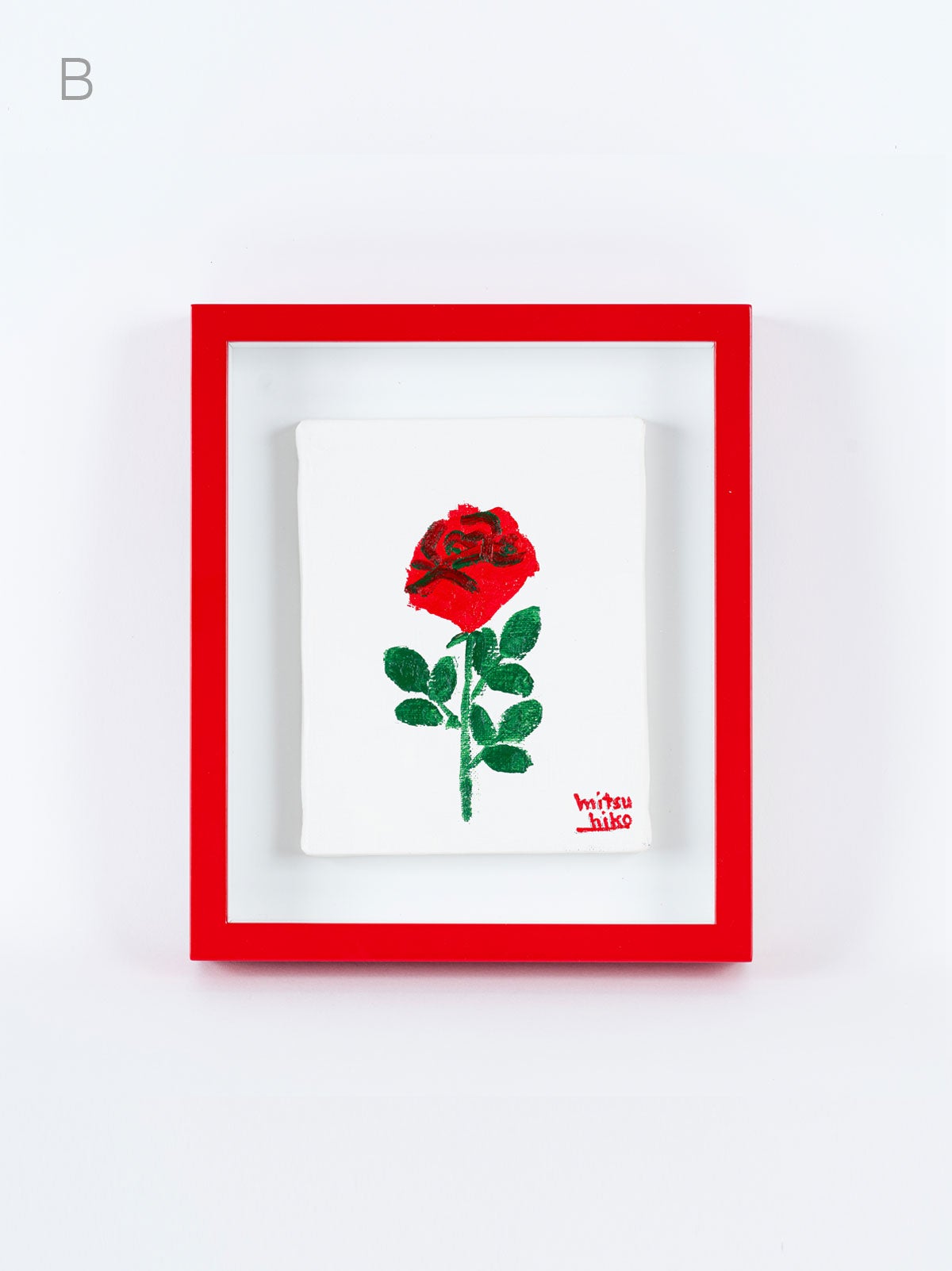 idem paris製 / 笹尾光彦 リトグラフ F5号相当 エビアンボトル Lithograph 