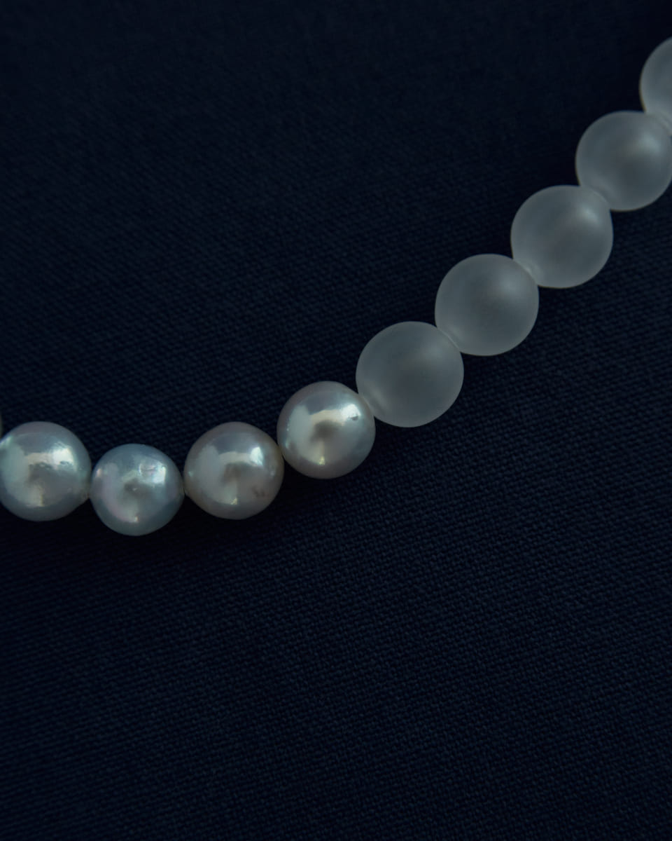 SIRISIRI /ネックレス 淡水パール パールとガラスのネックレス - HOBO