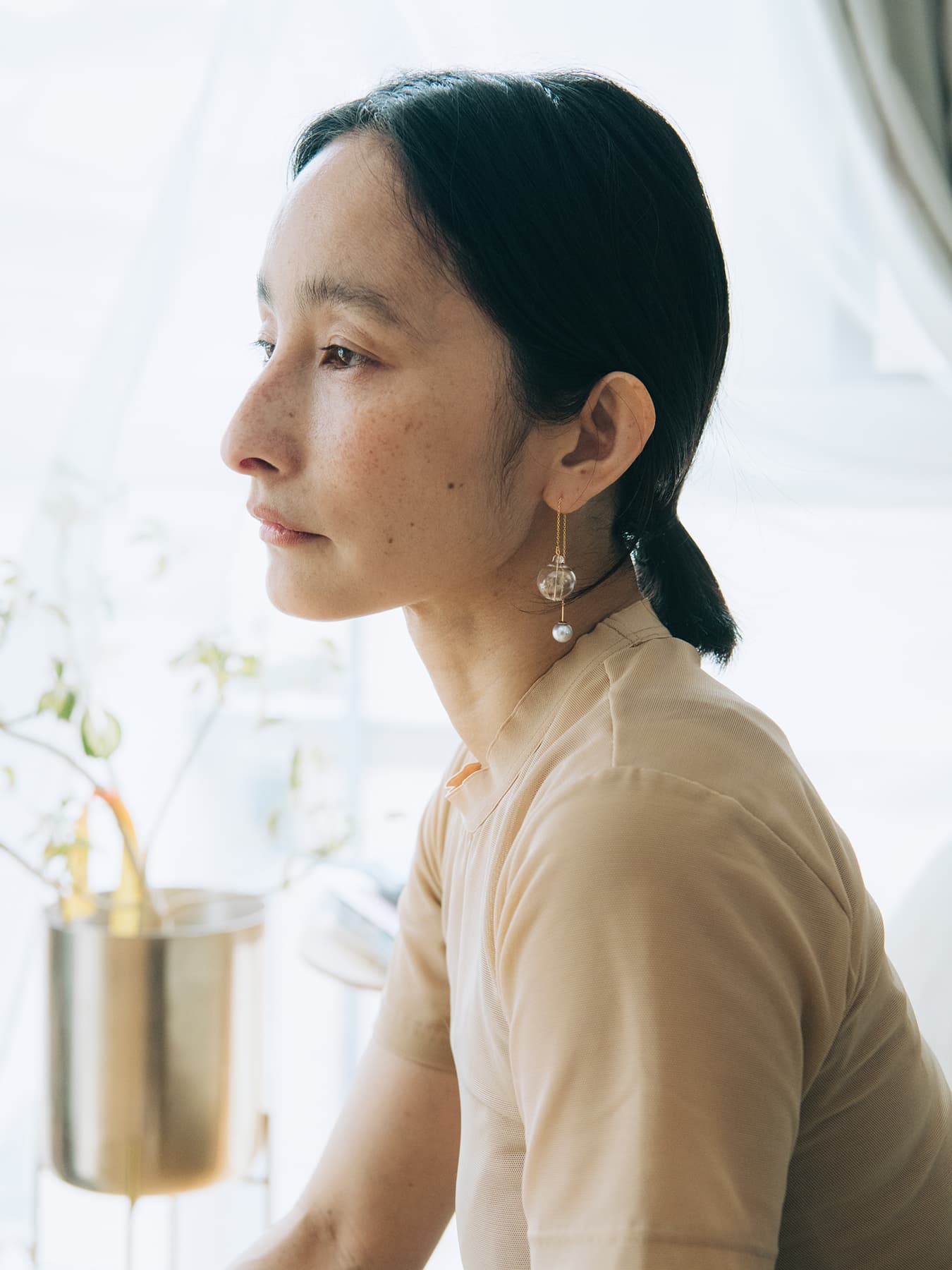 パールとガラスのピアス - HOBO SIRI SIRI Pearl Collection 2026 - ほぼ日