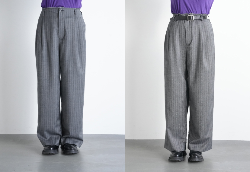 タックワイドパンツ - 'Taonaus' The First Collection - ほぼ