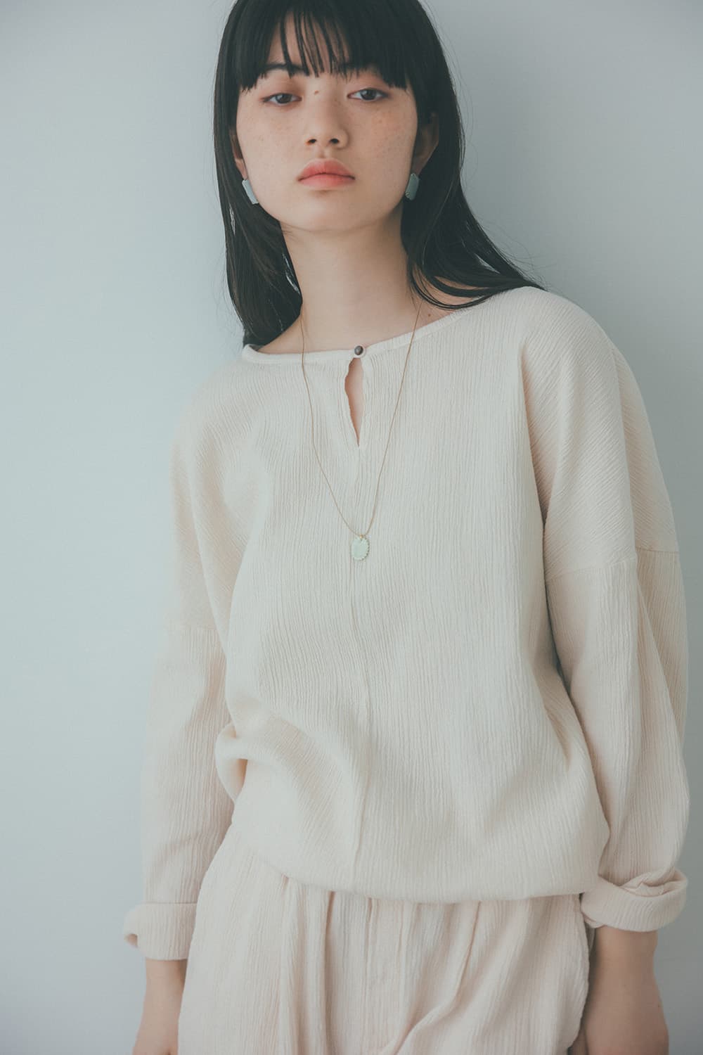 ロングシャツ | 轟木節子がつくる、気持ちのいい服。BIWACOTTON