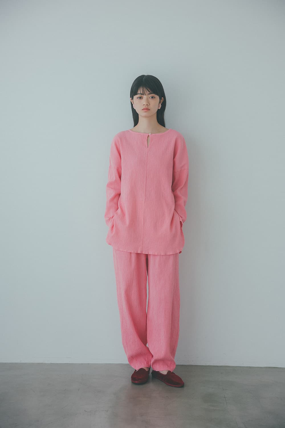 ○ココロン ロングシャツ | 轟木節子がつくる、気持ちのいい服。BIWACOTTON