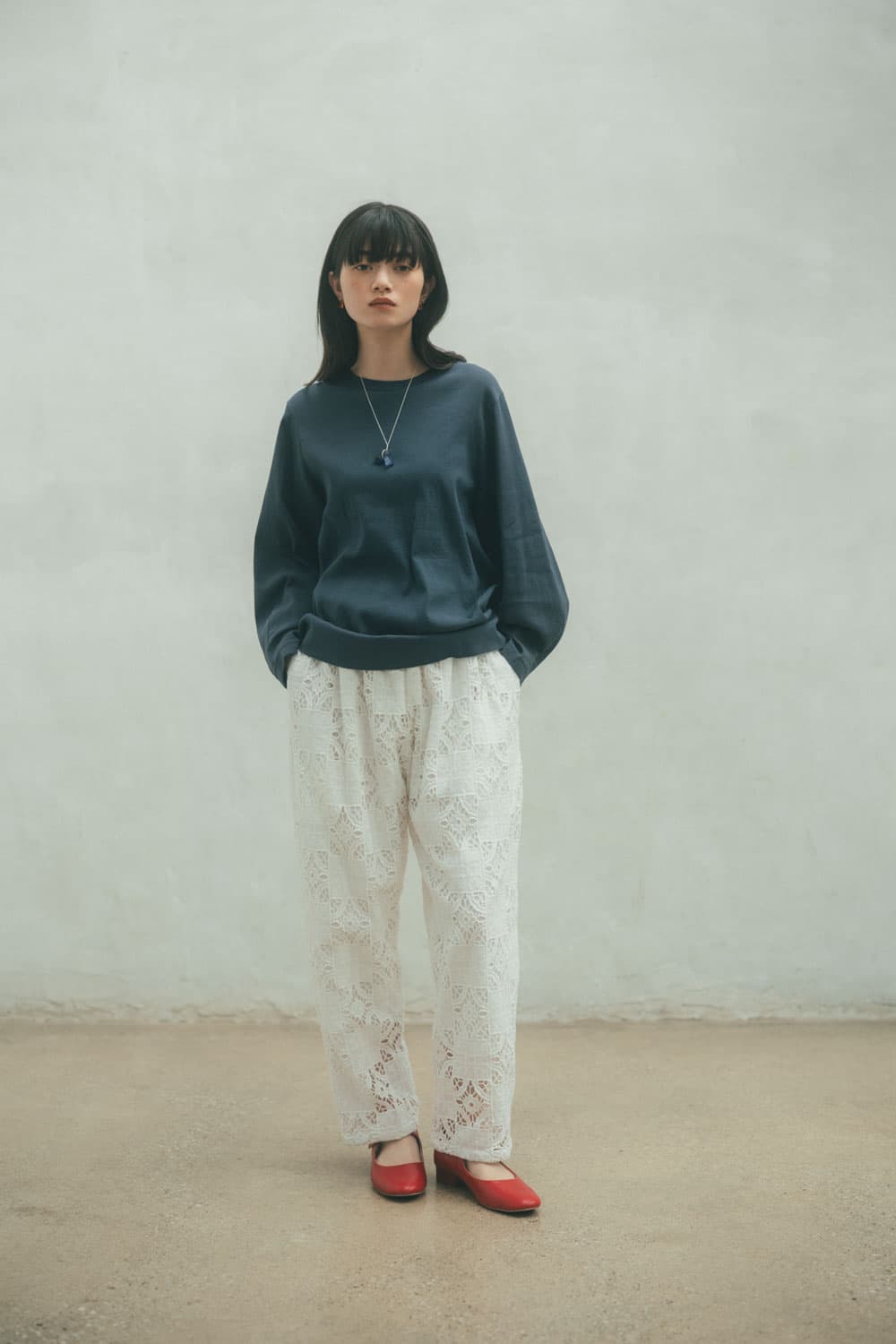 ビックスリーブTシャツ | 轟木節子がつくる、気持ちのいい服。ビワ