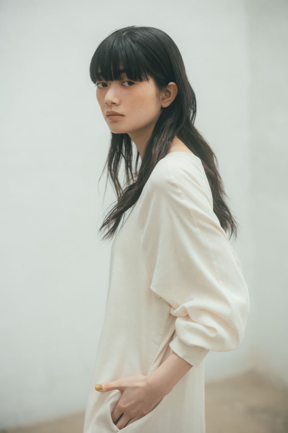パフTeeドレス | 轟木節子がつくる、気持ちのいい服。ビワコットン
