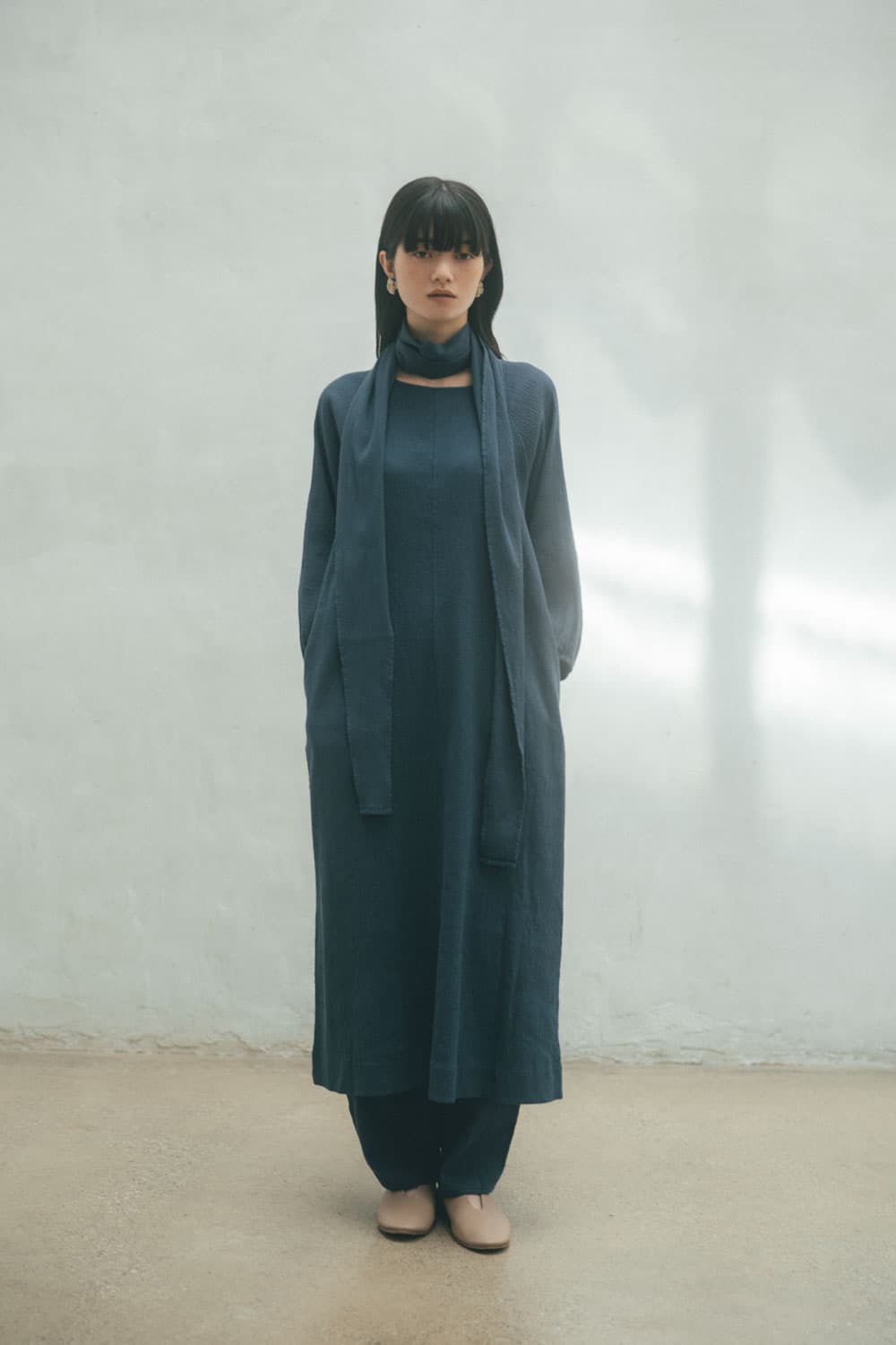 ONI YORYU 裾パイピングパンツ ONI YORYU 裾パイピングパンツ | 轟木節子がつくる、気持ちのいい服