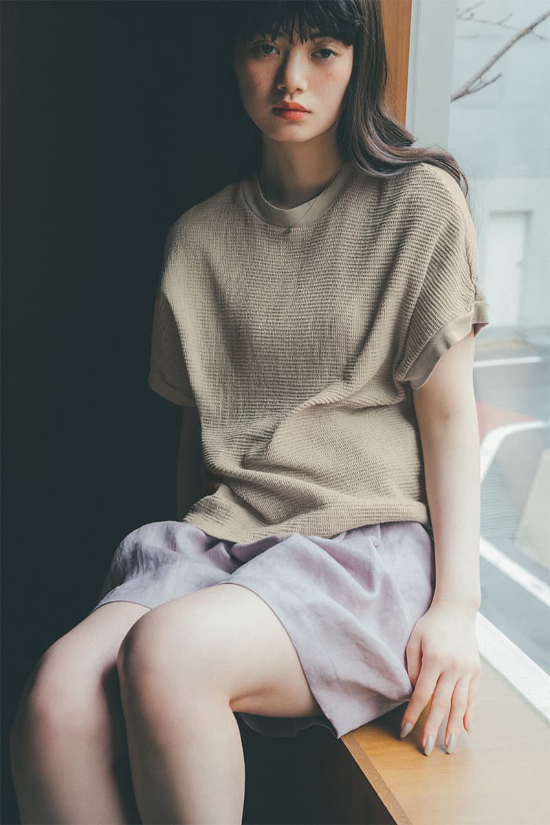 ほぼ日　ビワッフル・ウイングTシャツ　轟木節子さんがつくる、気持ちのいい服 ビワッフル・ウィングTシャツ | 轟木節子がつくる、気持ちのいい
