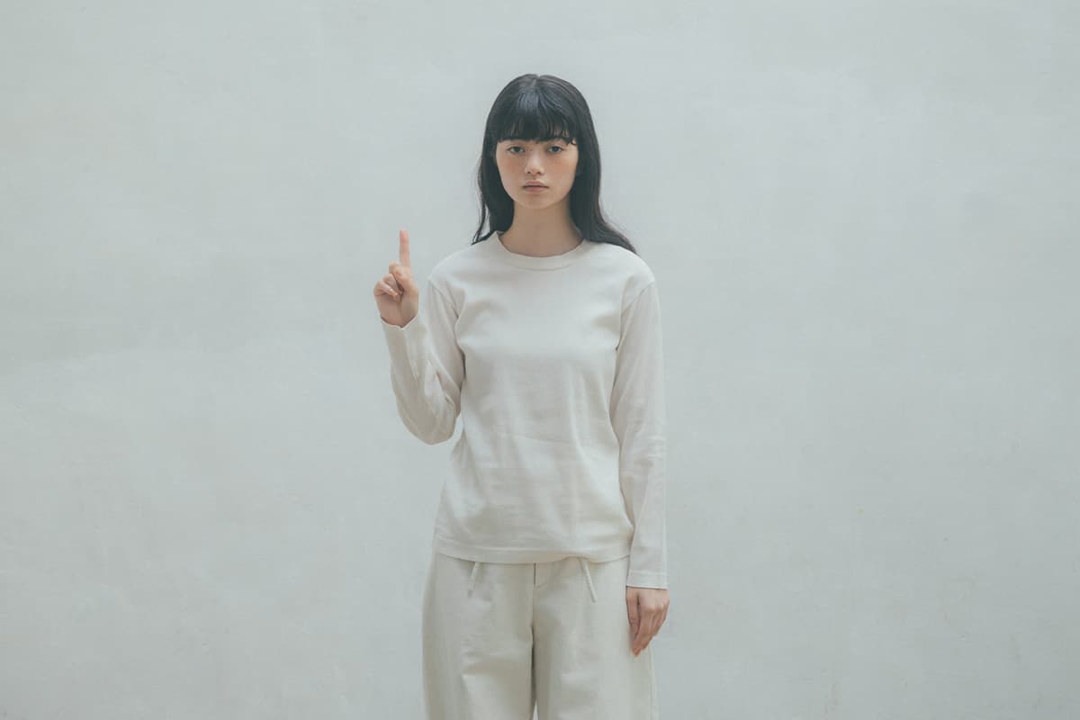 クルーネックロングスリーブ | 轟木節子がつくる、気持ちのいい